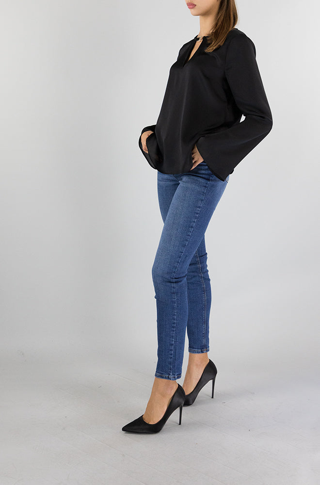 Maglia Liu Jo Nero da Donna CF3309T5593