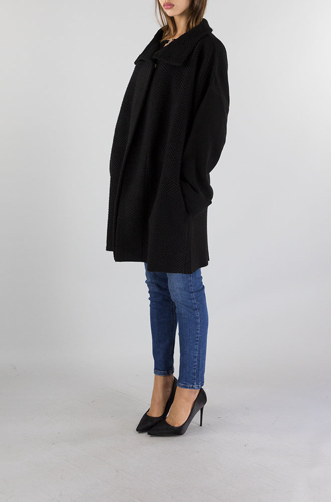 Cappotto Liu Jo Nero da Donna CF3369MA21A