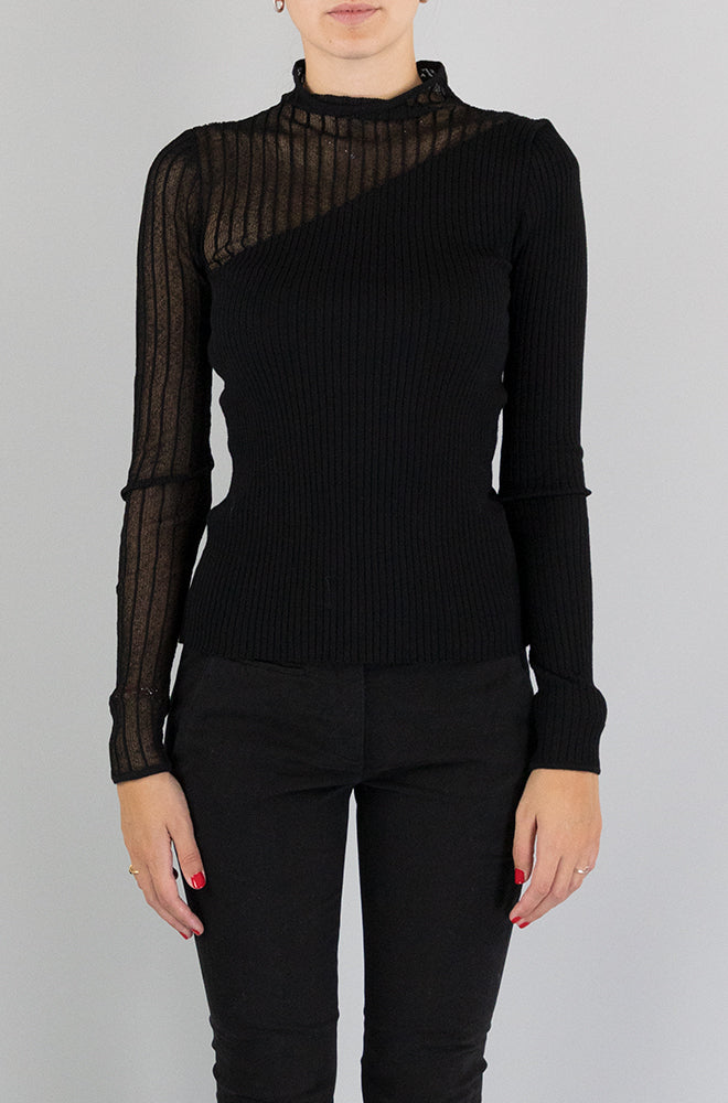 Maglia Patrizia Pepe Nero da Donna 2K0215 K903A