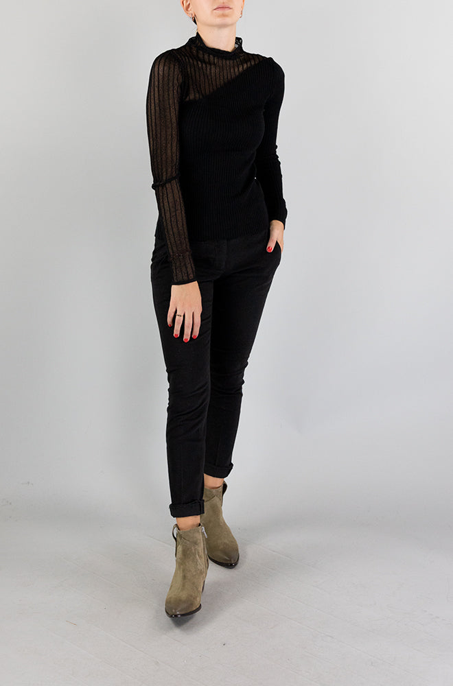 Maglia Patrizia Pepe Nero da Donna 2K0215 K903A