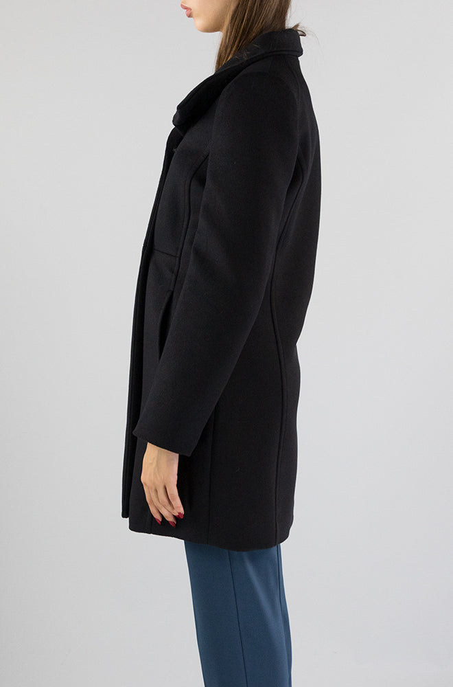 Cappotto Patrizia Pepe Nero da Donna 2O0117 A171