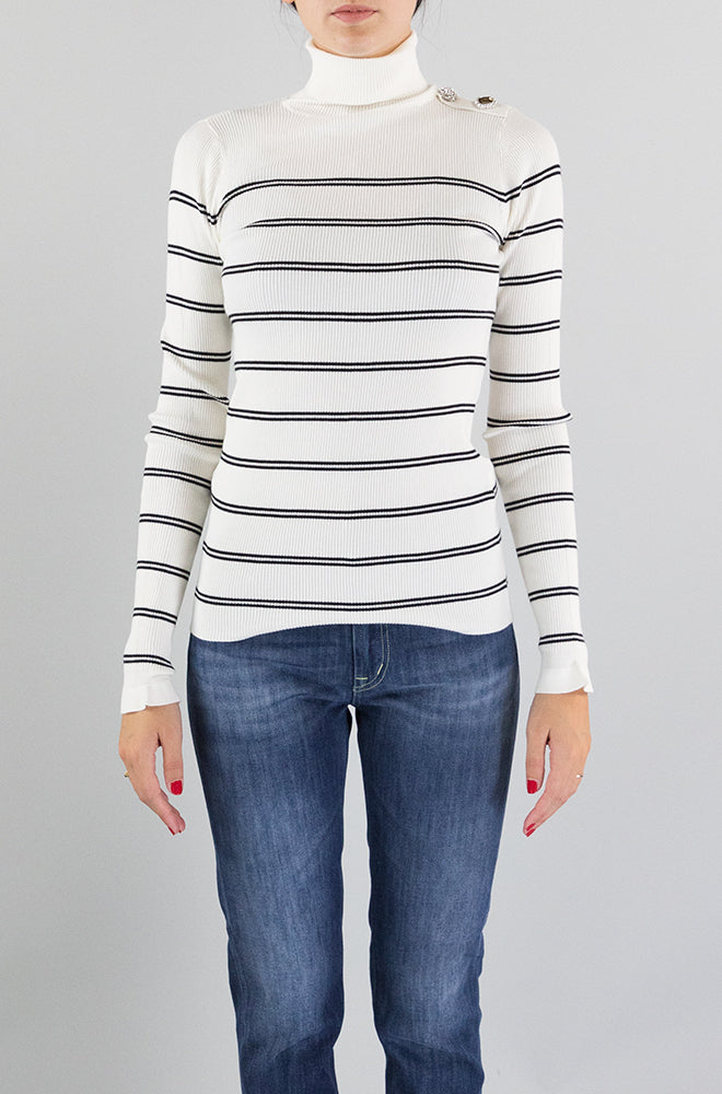 Maglia Liu Jo Bianco da Donna MF3002MS99E