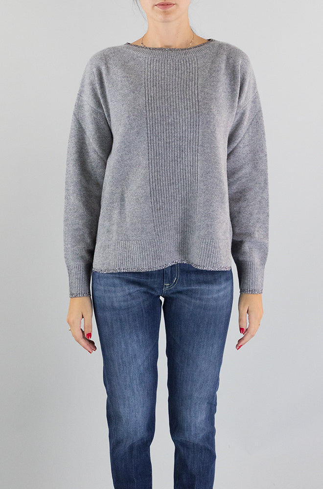 Maglia Liu Jo Grigio da Donna MF3028MS009