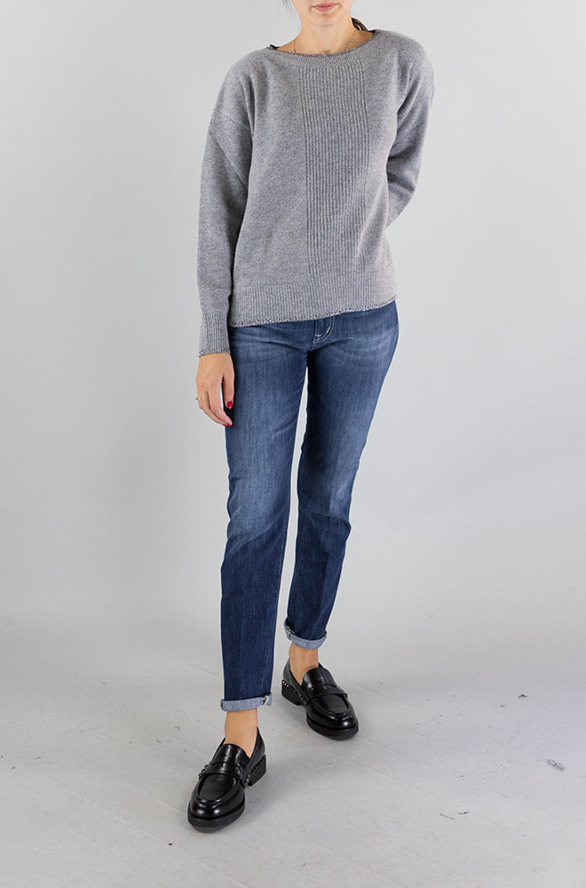 Maglia Liu Jo Grigio da Donna MF3028MS009