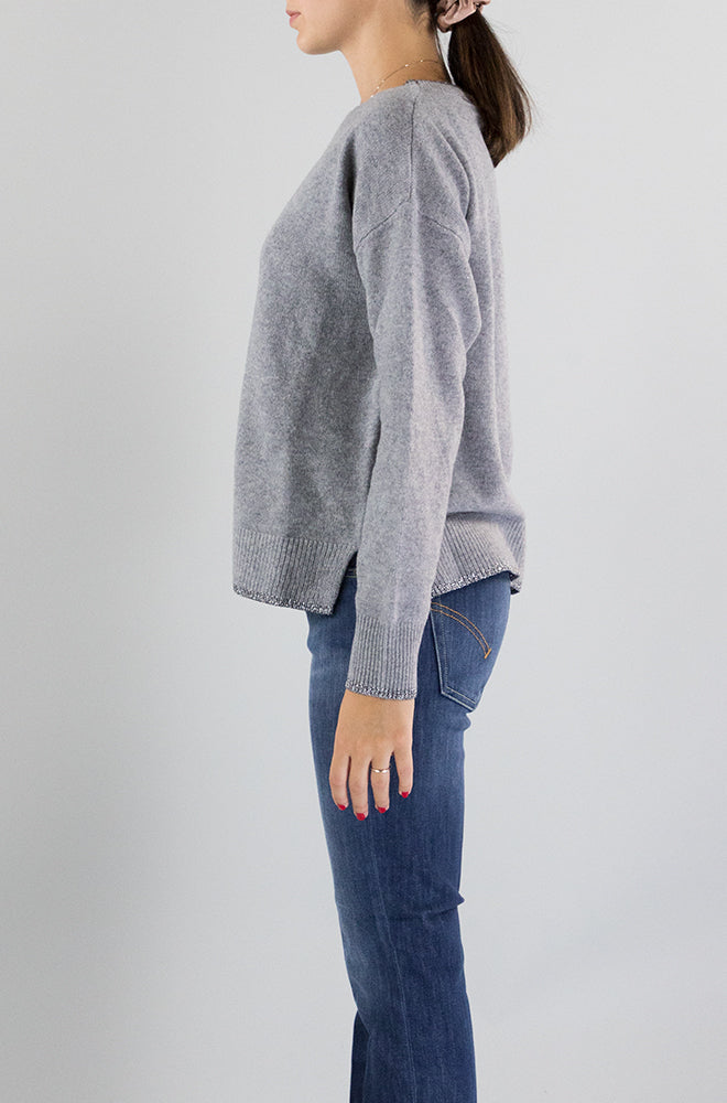 Maglia Liu Jo Grigio da Donna MF3028MS009