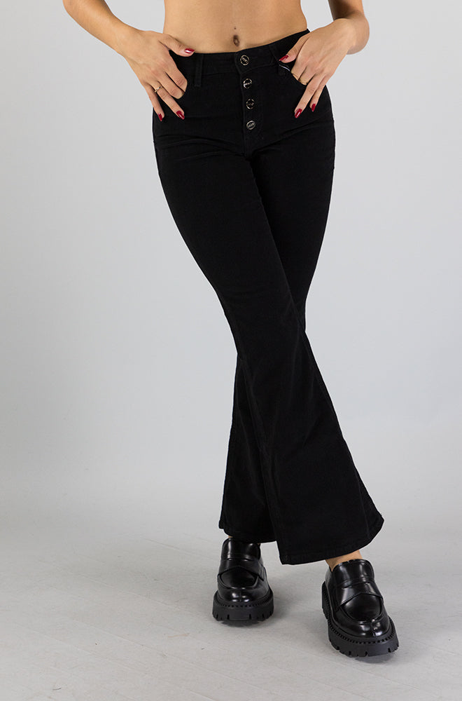 Pantalone Liu Jo Nero da Donna MF3258T4416