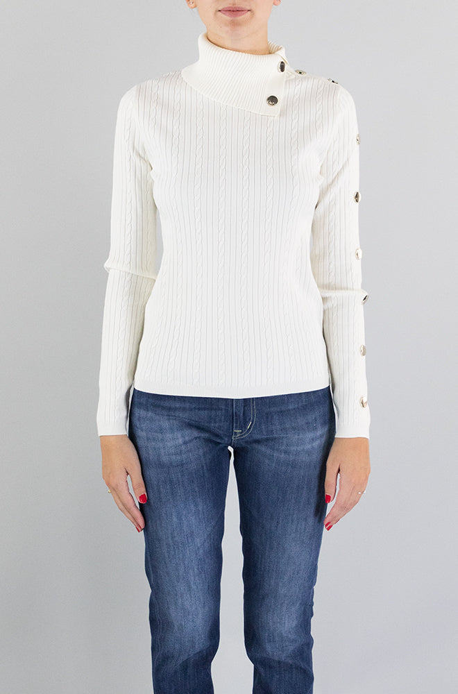 Maglia Liu Jo Bianco da Donna MF3295MS99E