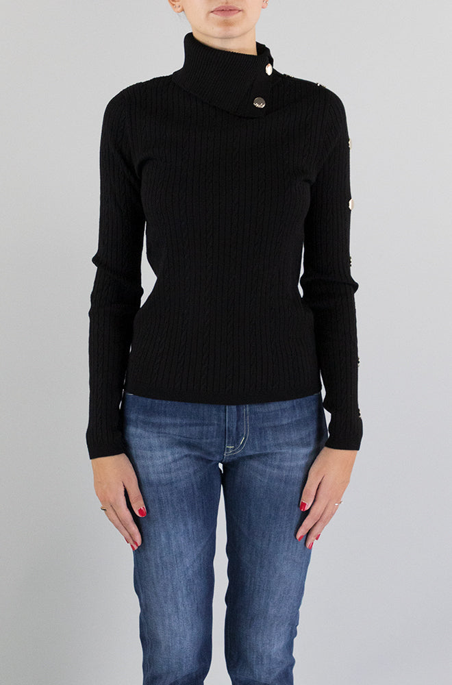 Maglia Liu Jo Nero da Donna MF3295MS99E