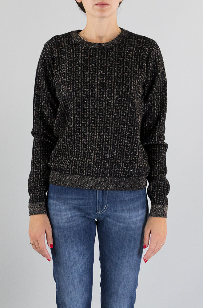 Maglia Liu Jo Nero da Donna MF3431MA49I