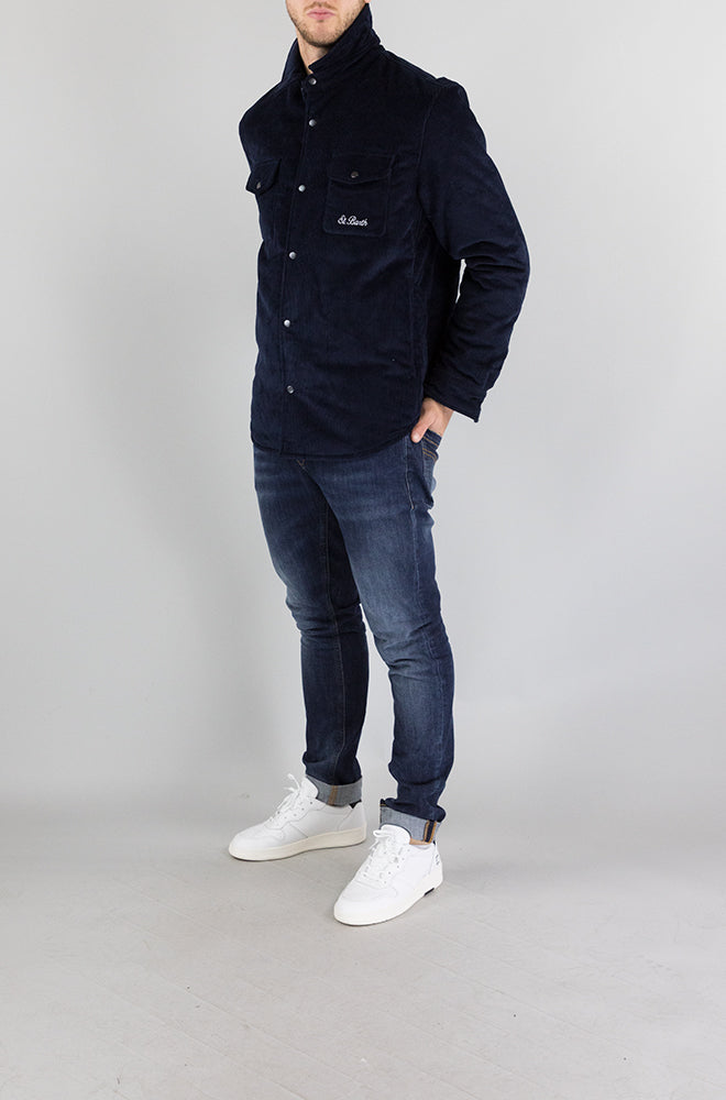 Giacca Mc2 Saint Barth 61 Blue da Uomo cha0001 00466e