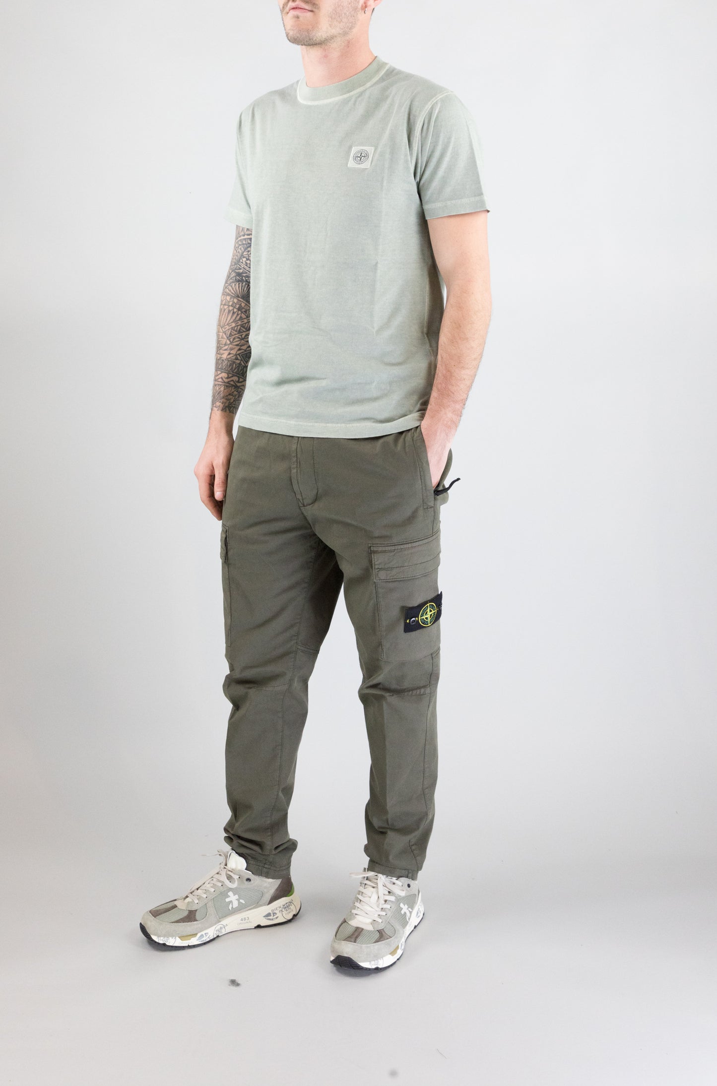 T-Shirt Stone Island V0155 da Uomo k1s152100237s0057