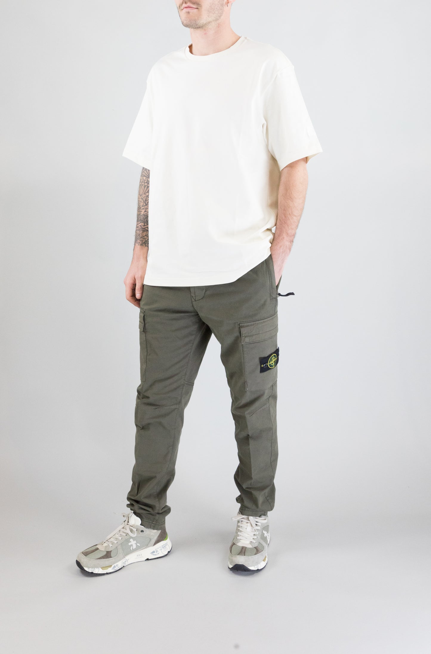 T-Shirt The North Face White da Uomo logo rmst relaxed tee