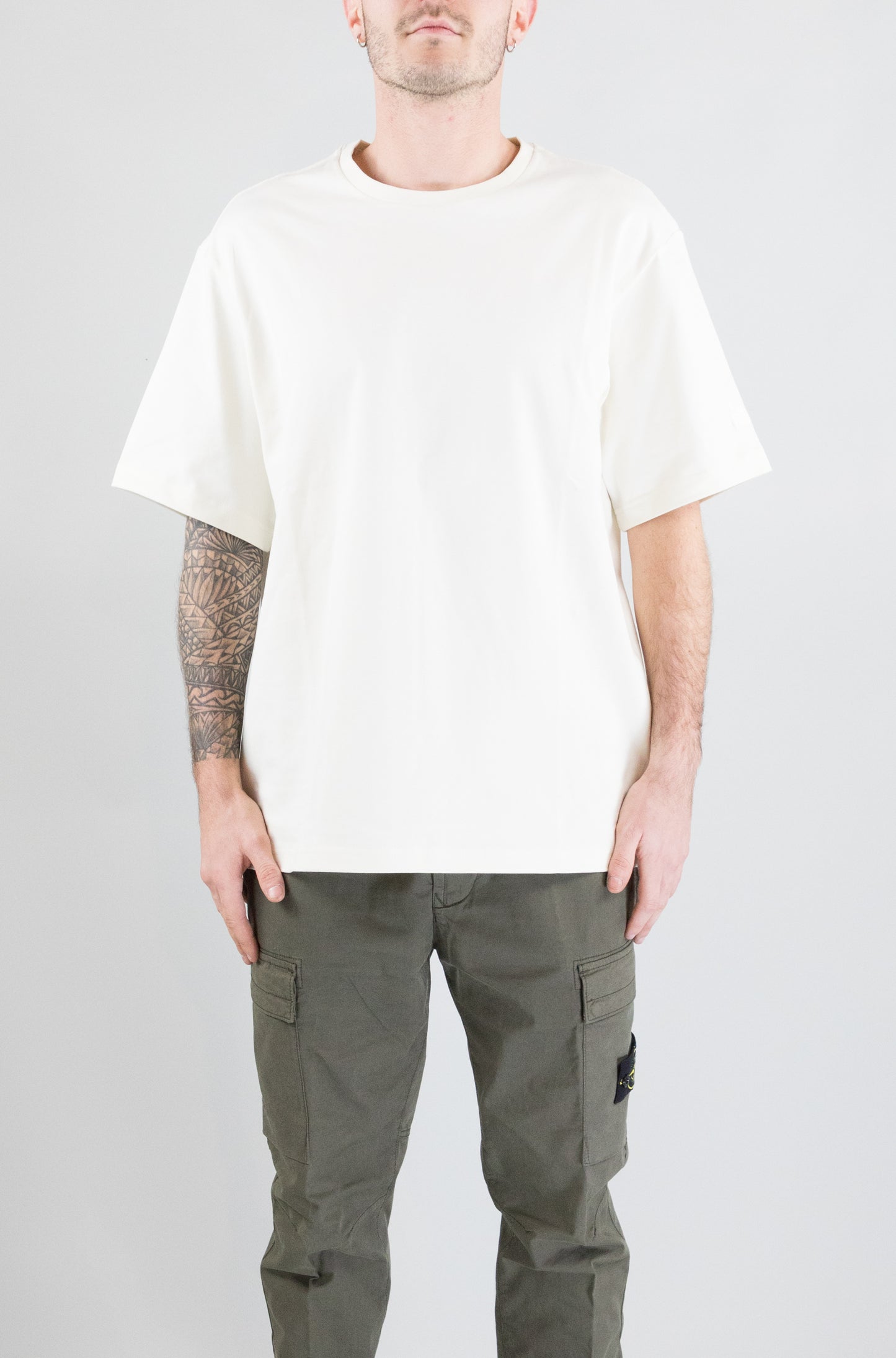 T-Shirt The North Face White da Uomo logo rmst relaxed tee