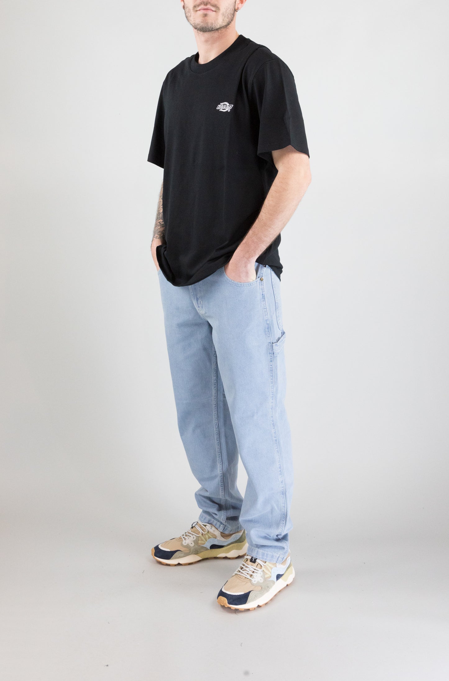 T-Shirt Dickies Black da Uomo summerdale ss tee