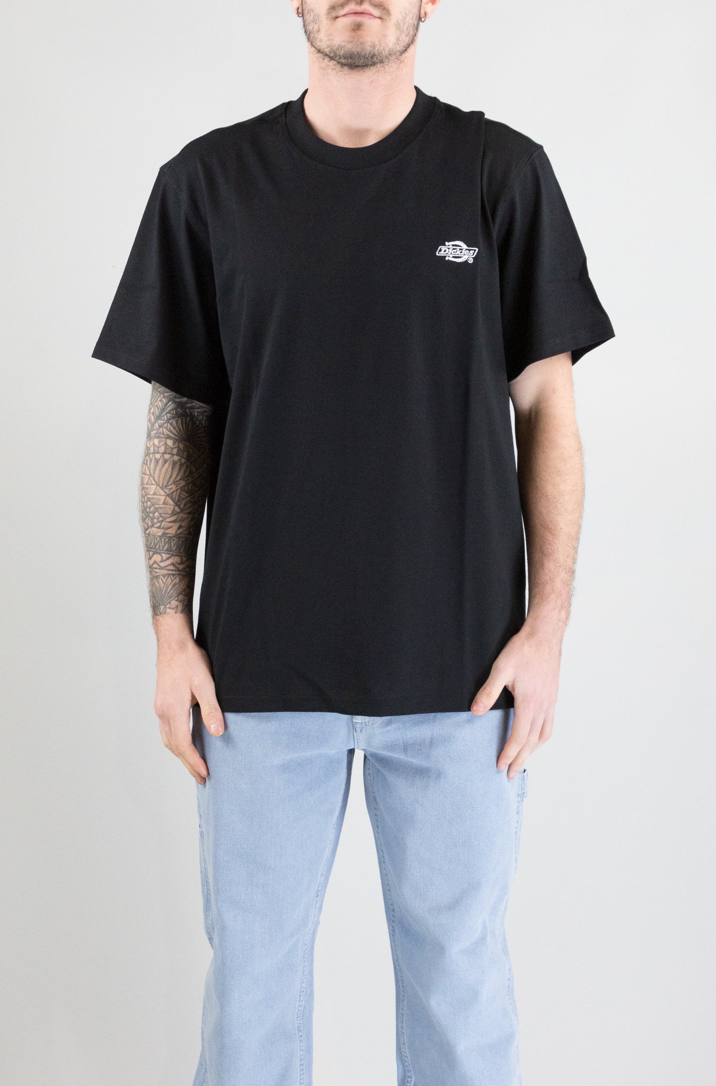 T-Shirt Dickies Black da Uomo summerdale ss tee