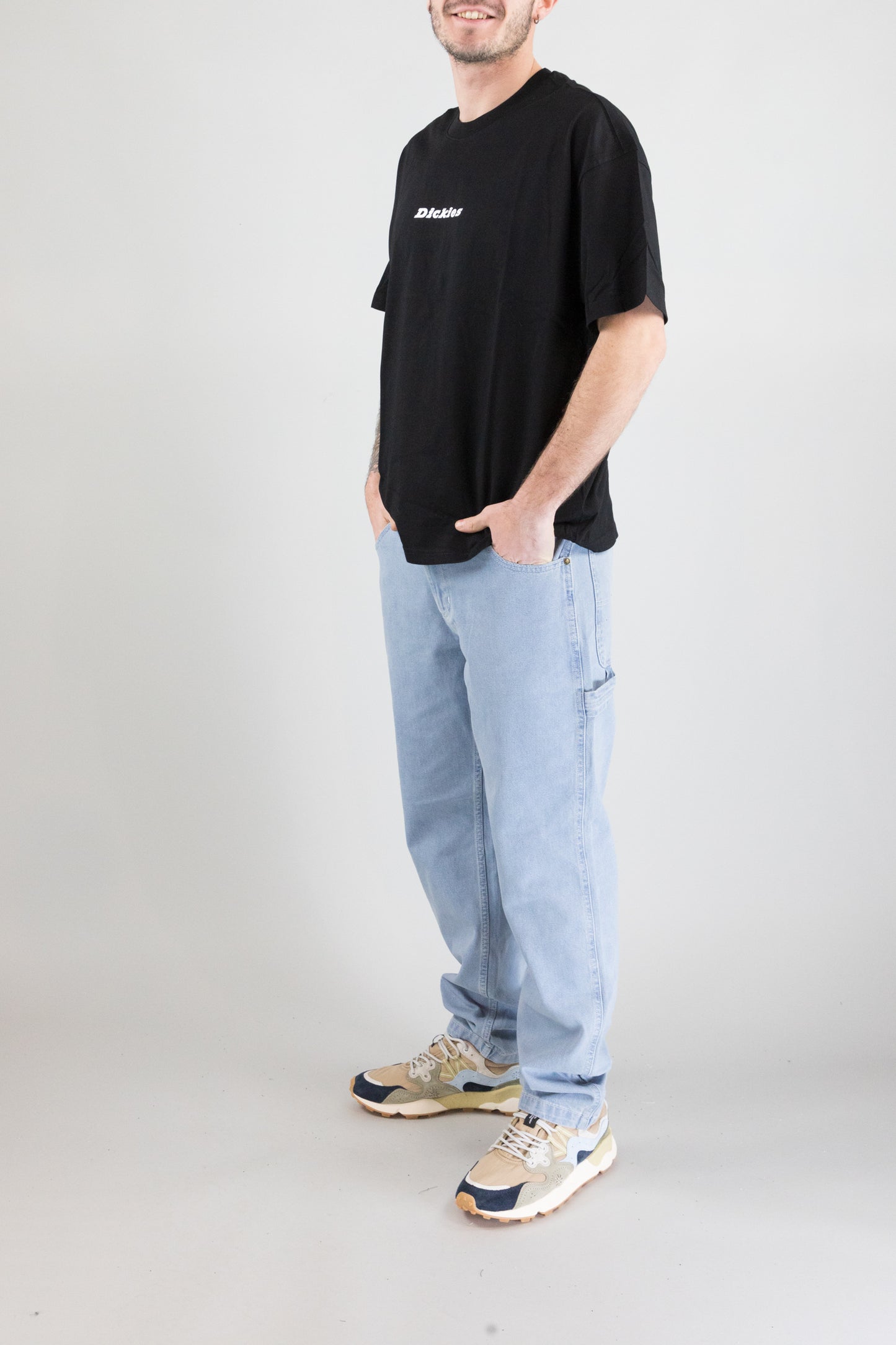 T-Shirt Dickies Black da Uomo enterprise ss tee