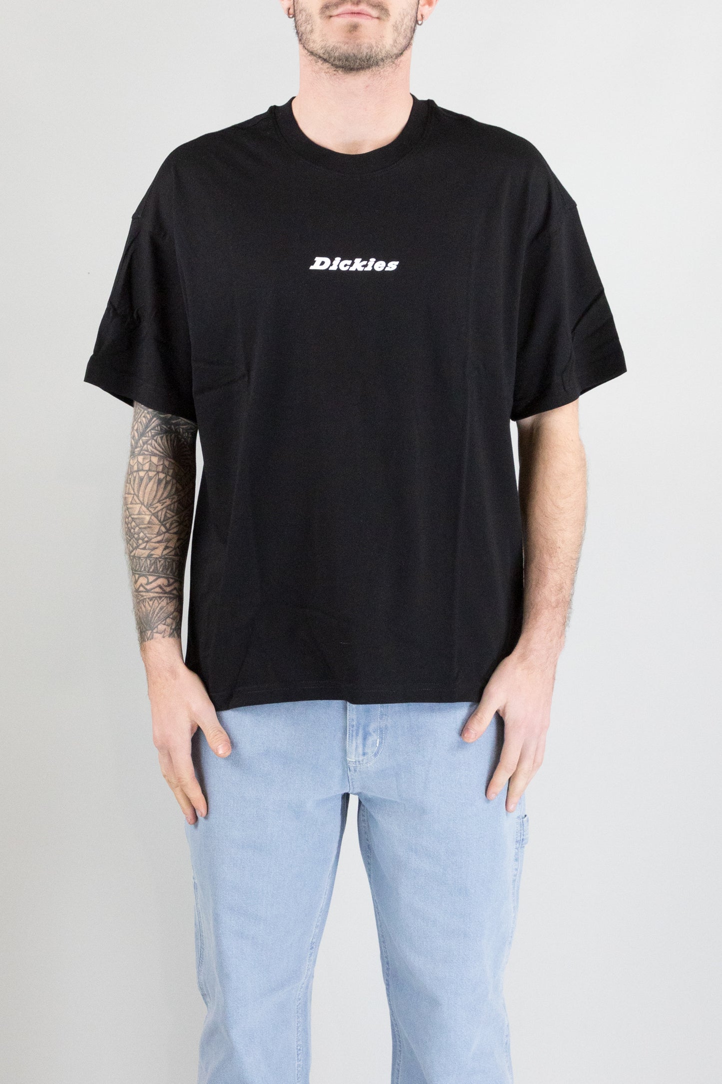 T-Shirt Dickies Black da Uomo enterprise ss tee