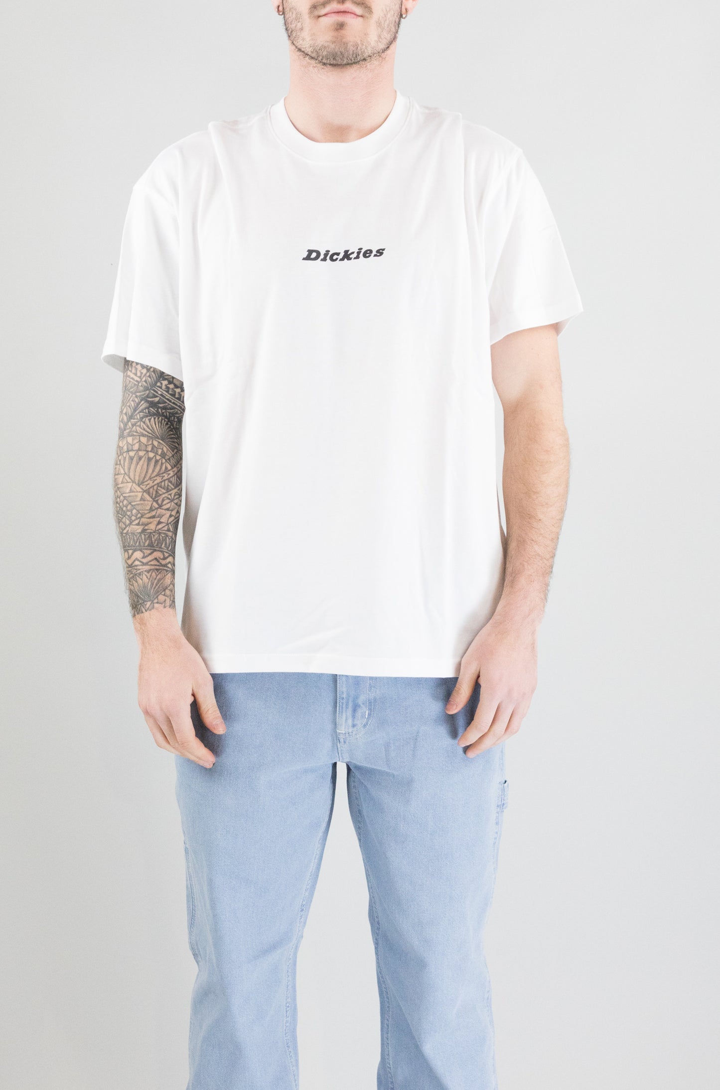 T-Shirt Dickies White da Uomo enterprise ss tee