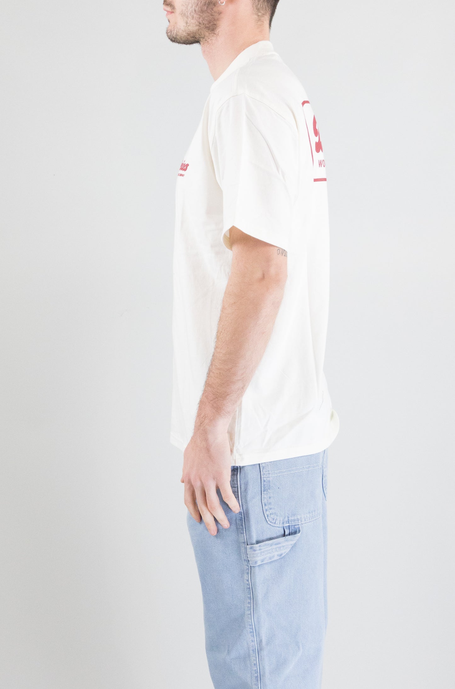 T-Shirt Dickies Egret da Uomo lewistown ss tee