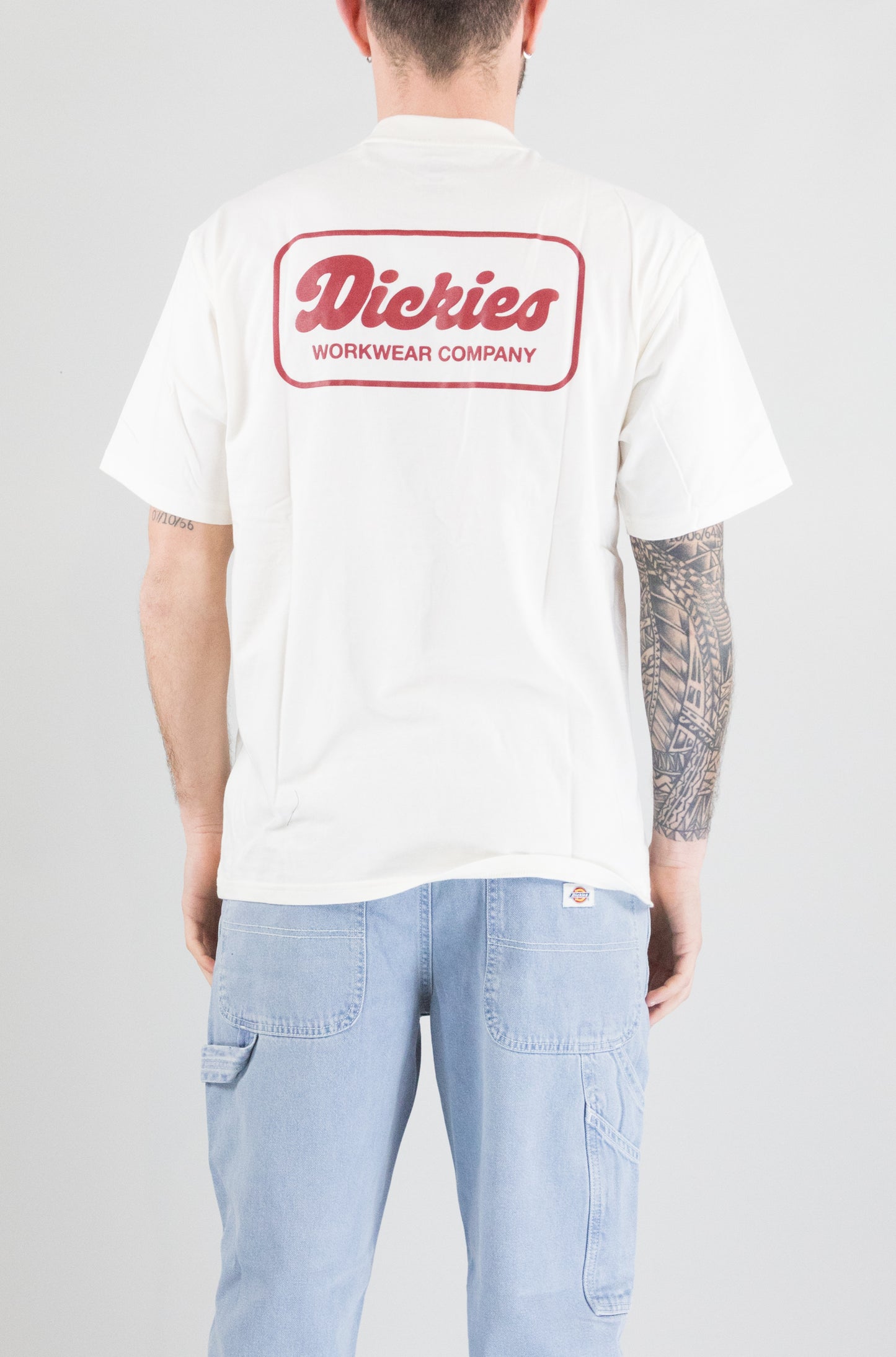 T-Shirt Dickies Egret da Uomo lewistown ss tee