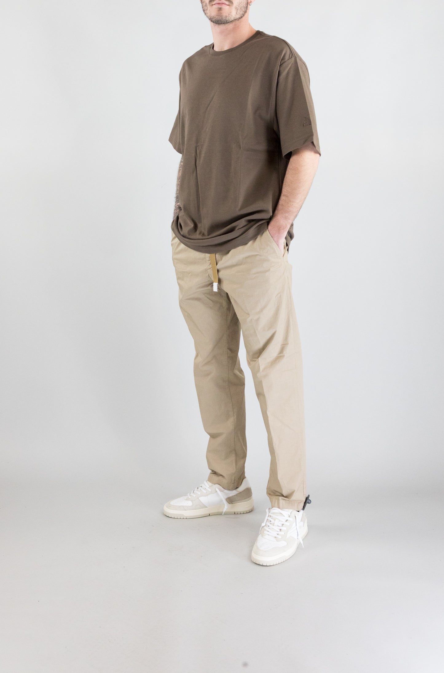 T-Shirt The North Face Smokey Brown da Uomo m ss logo rmst relaxed