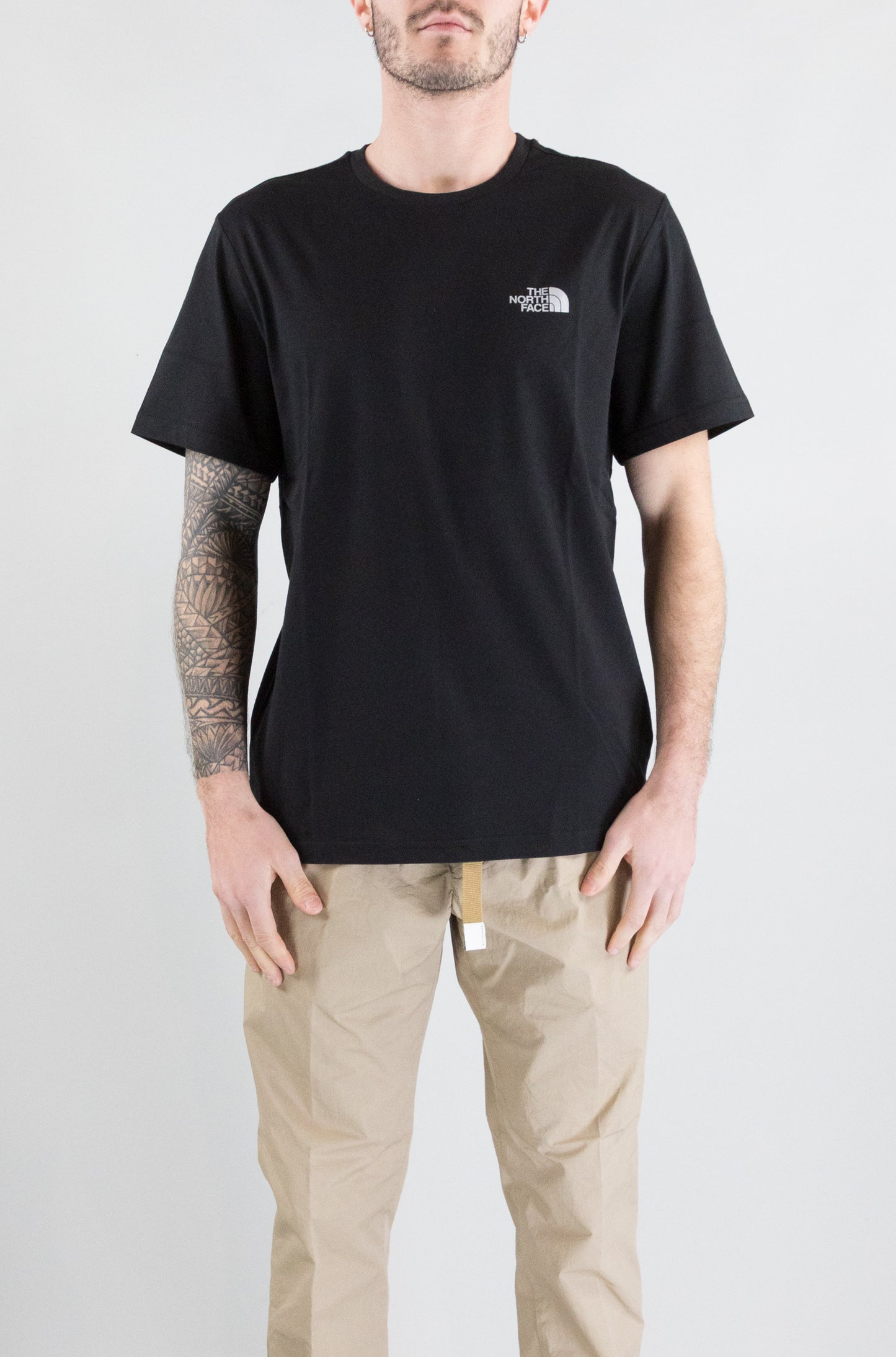 T-Shirt The North Face Black da Uomo ss reflective box nse