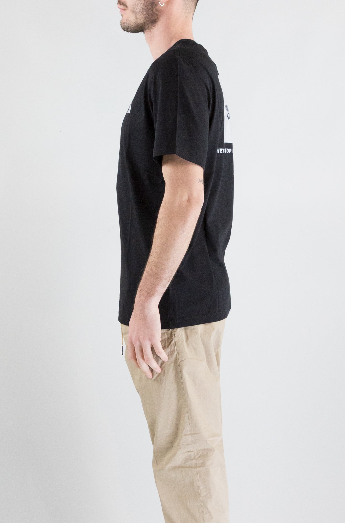 T-Shirt The North Face Black da Uomo ss reflective box nse
