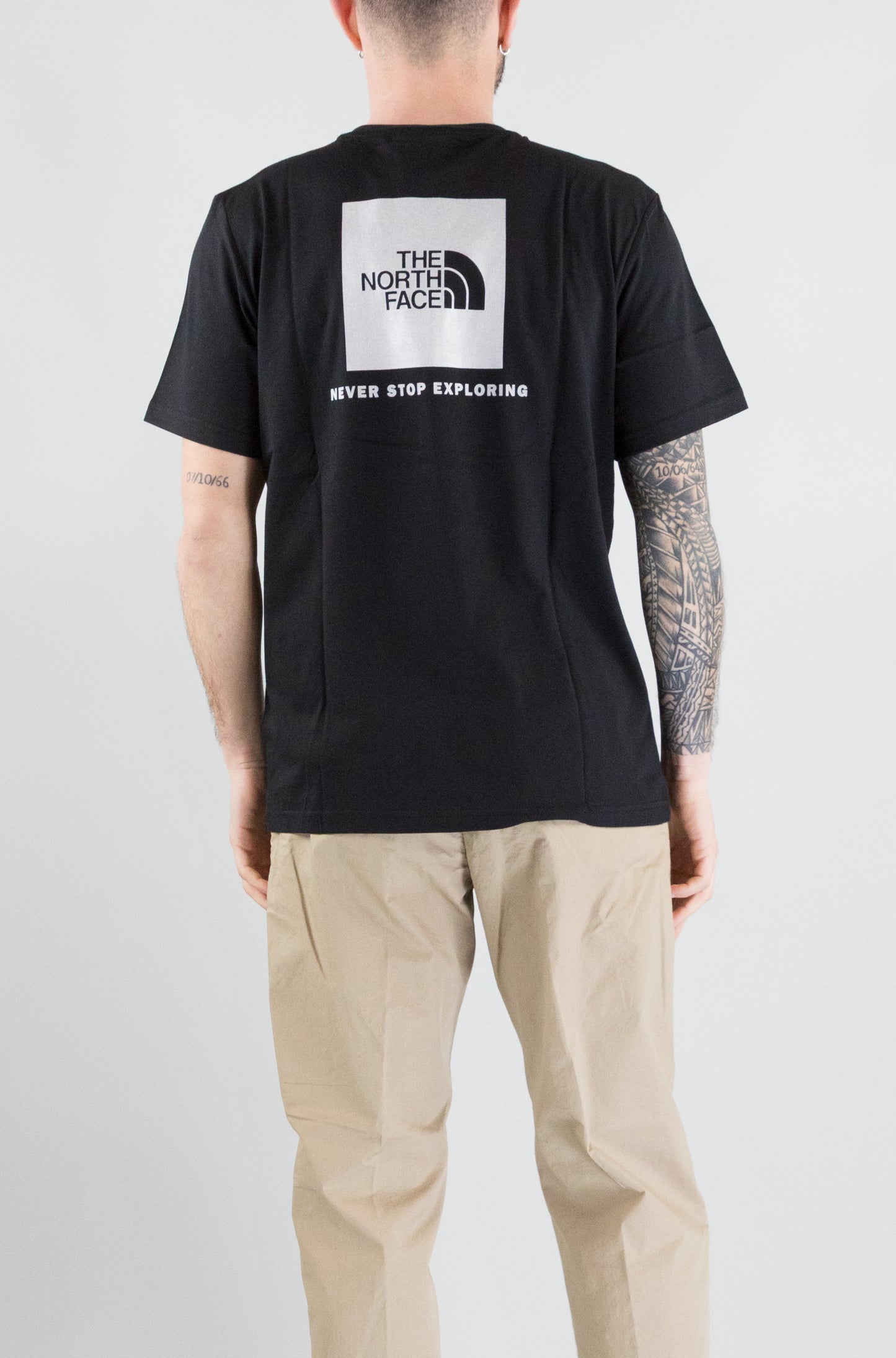 T-Shirt The North Face Black da Uomo ss reflective box nse