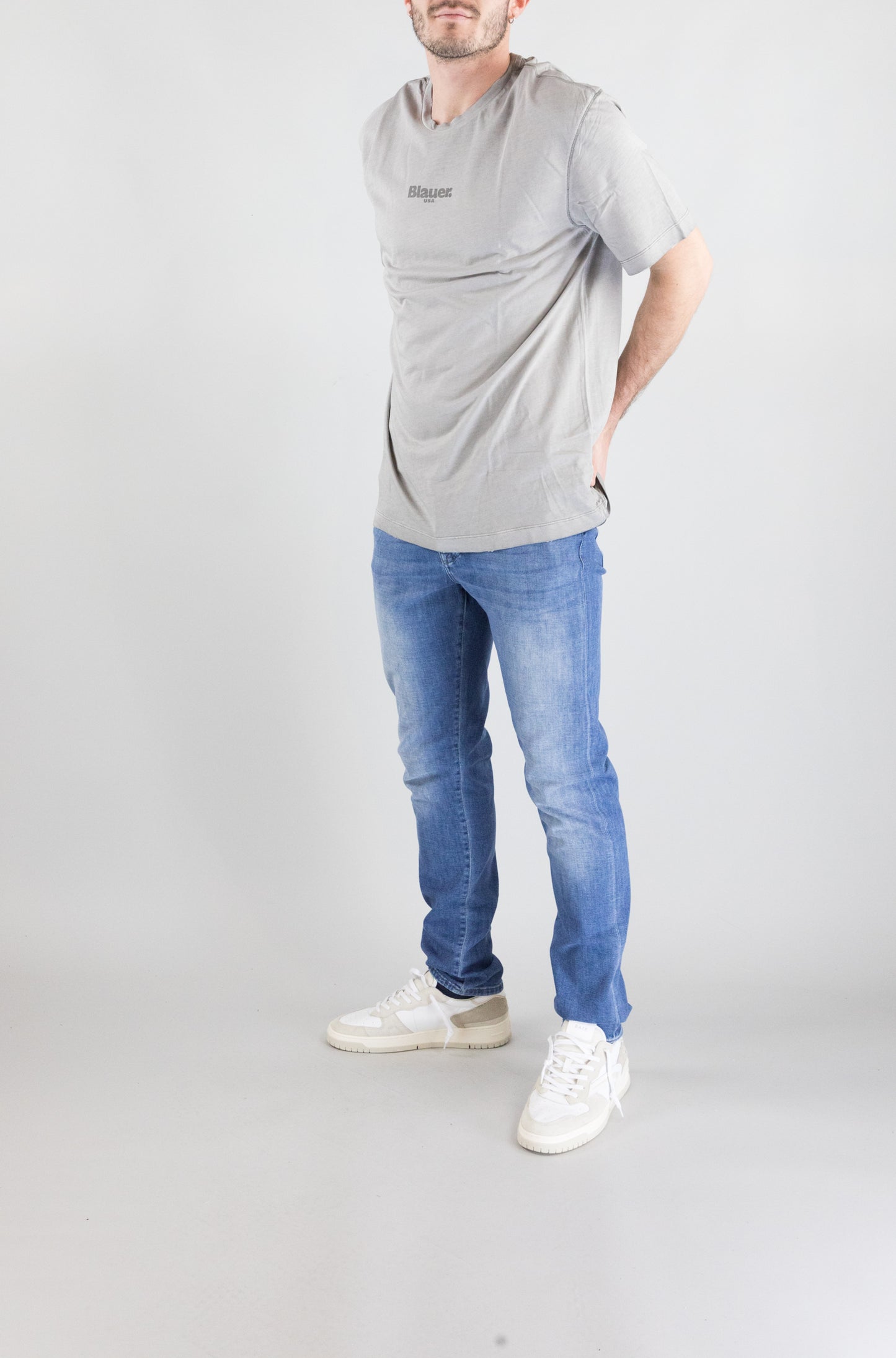 T-Shirt Blauer 937 da Uomo sbluh02393