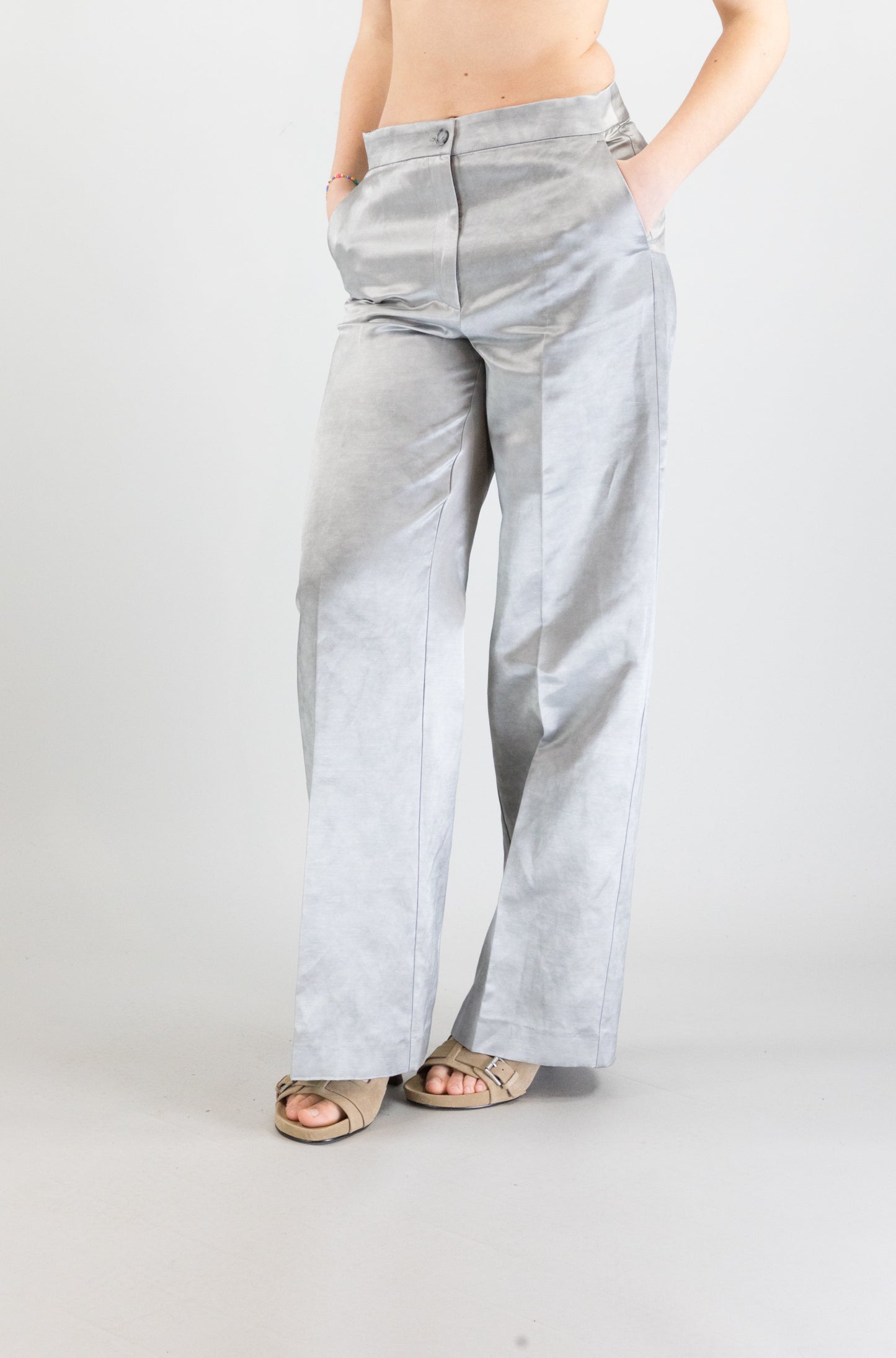 Pantalone Pinko Grigio da Donna parlami