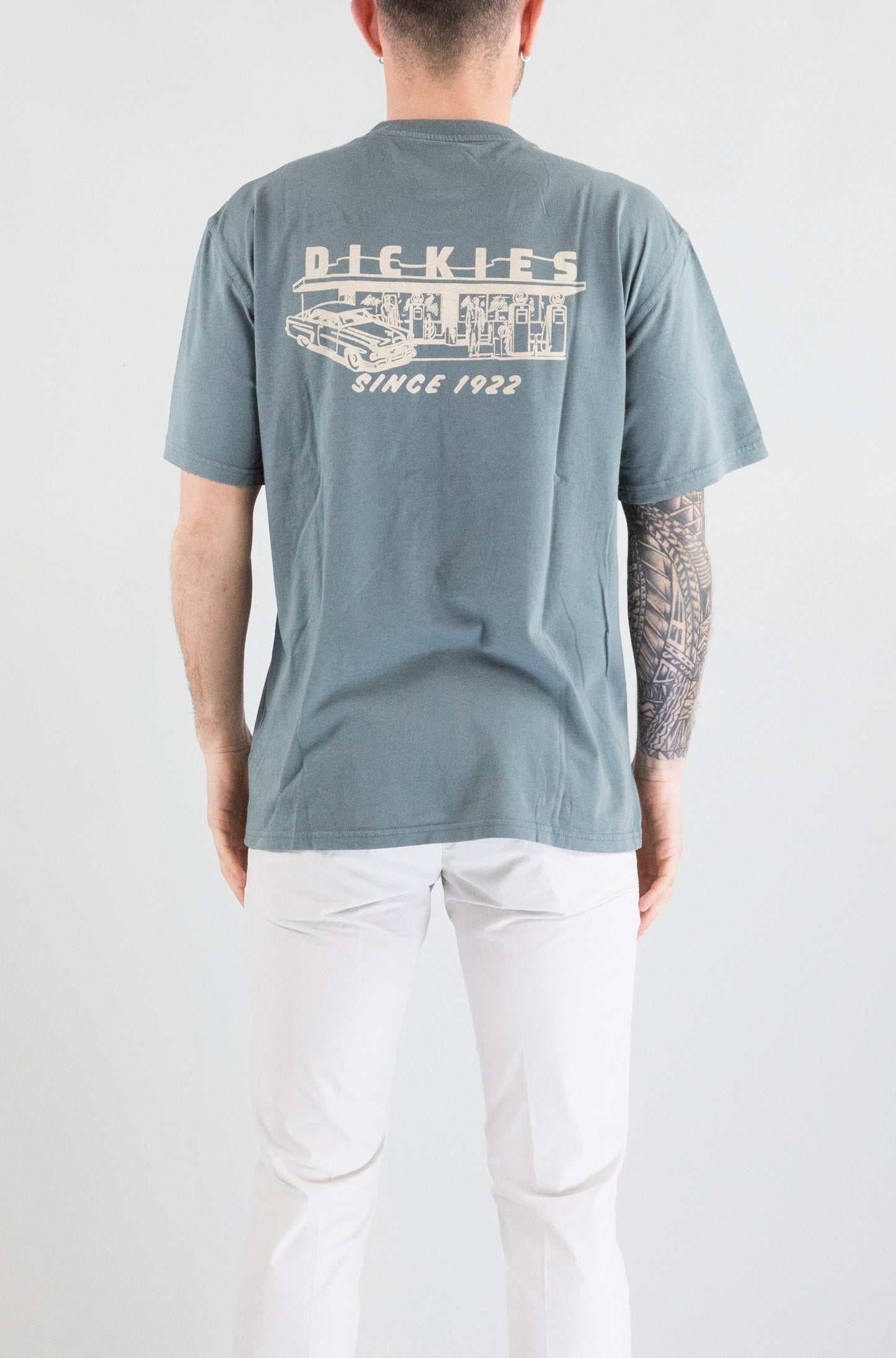 T-Shirt Dickies Stormy da Uomo service station ss tee