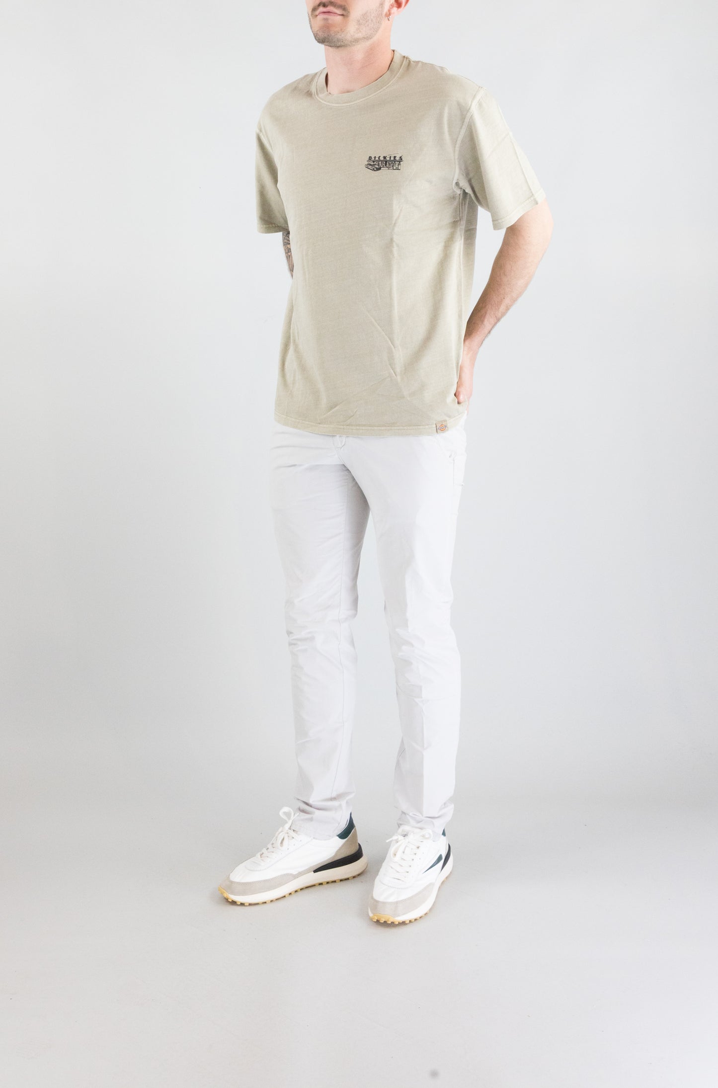 T-Shirt Dickies Desert da Uomo service station ss tee