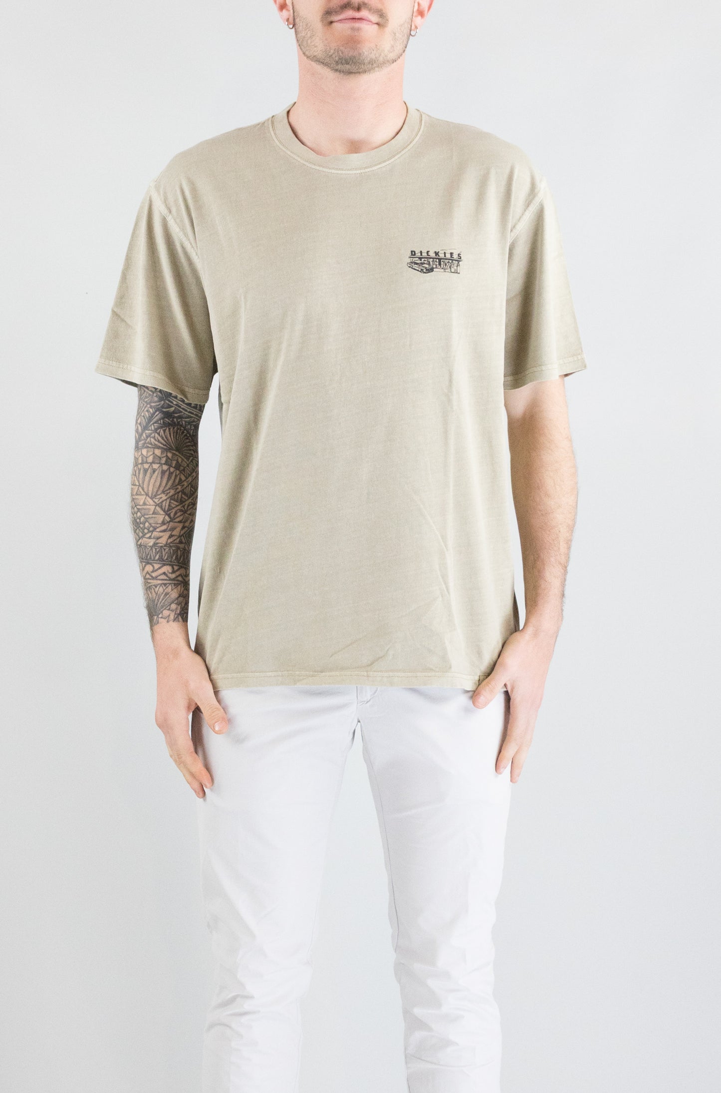 T-Shirt Dickies Desert da Uomo service station ss tee