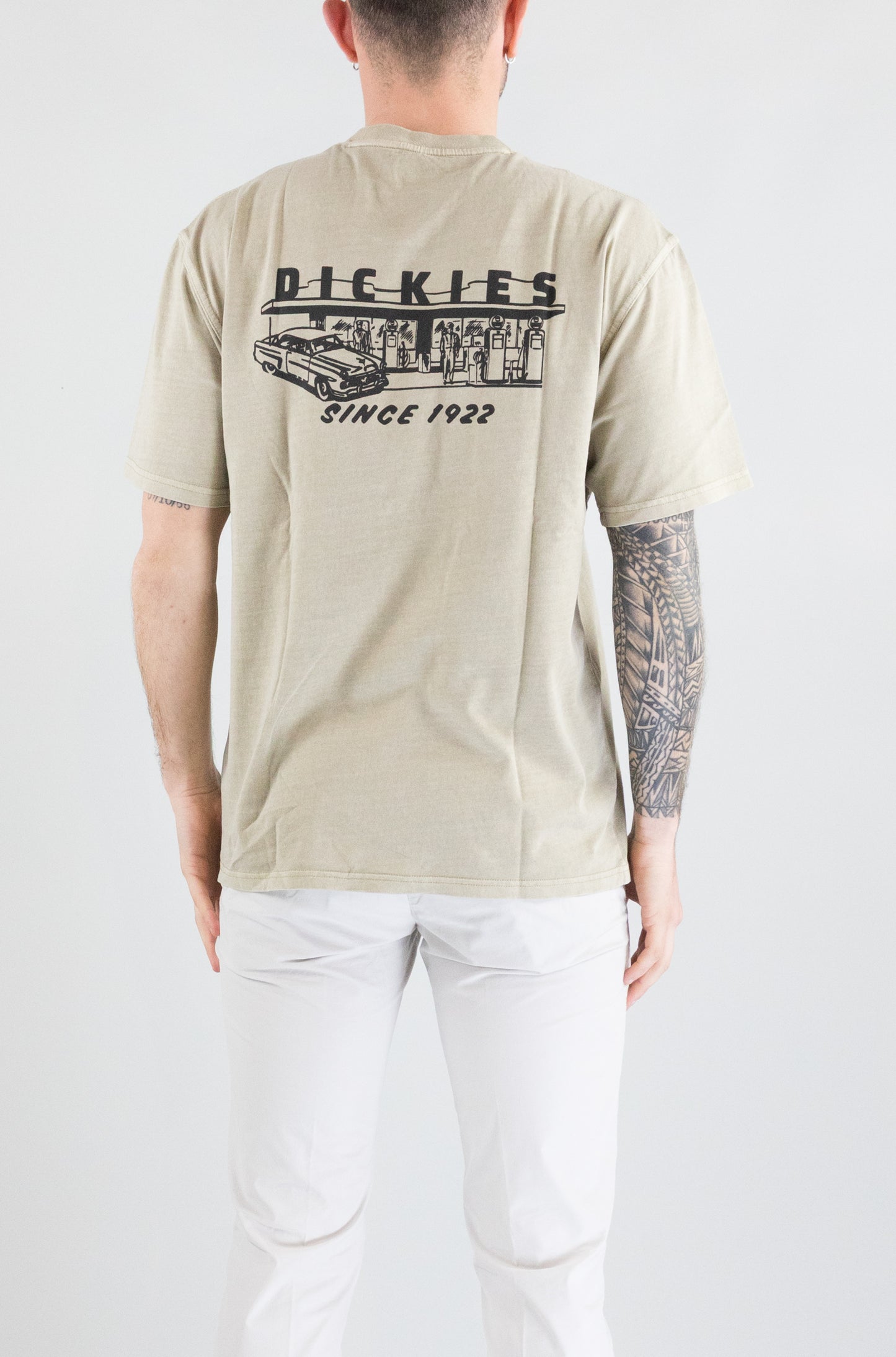 T-Shirt Dickies Desert da Uomo service station ss tee