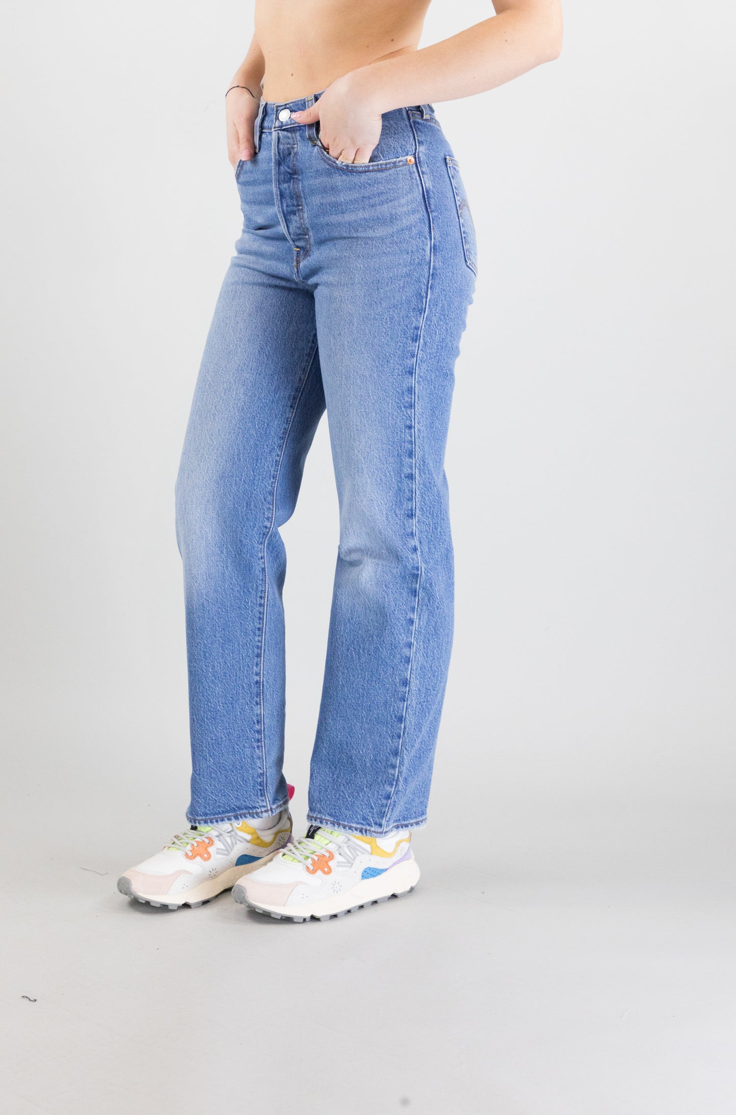 Jeans Levis  Dance Around da Donna ribcage straight ankle