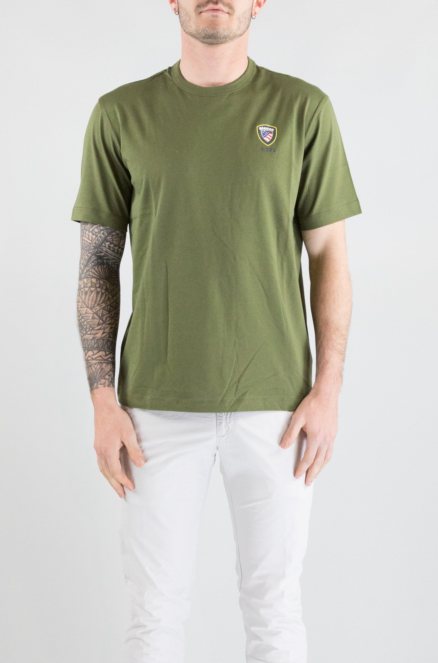 T-Shirt Blauer 647 da Uomo 25sbluh02196 irving