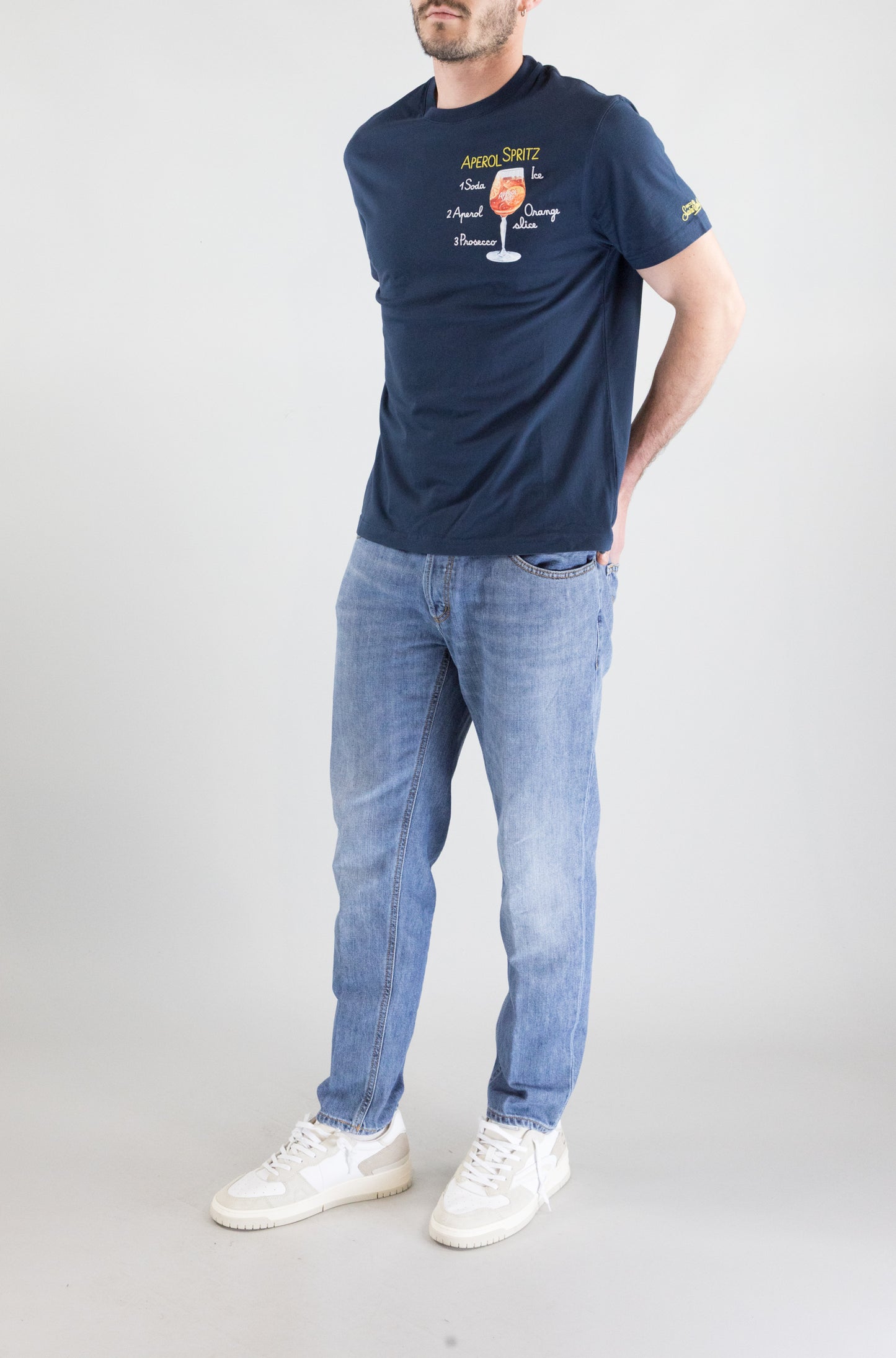 T-Shirt Mc2 Saint Barth 02702h Spritz 61 da Uomo t-shirt man