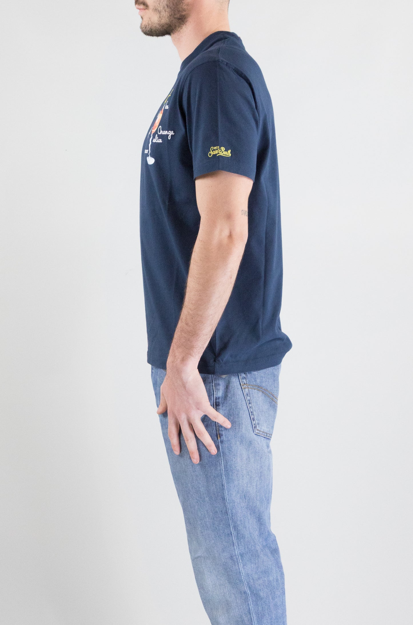 T-Shirt Mc2 Saint Barth 02702h Spritz 61 da Uomo t-shirt man