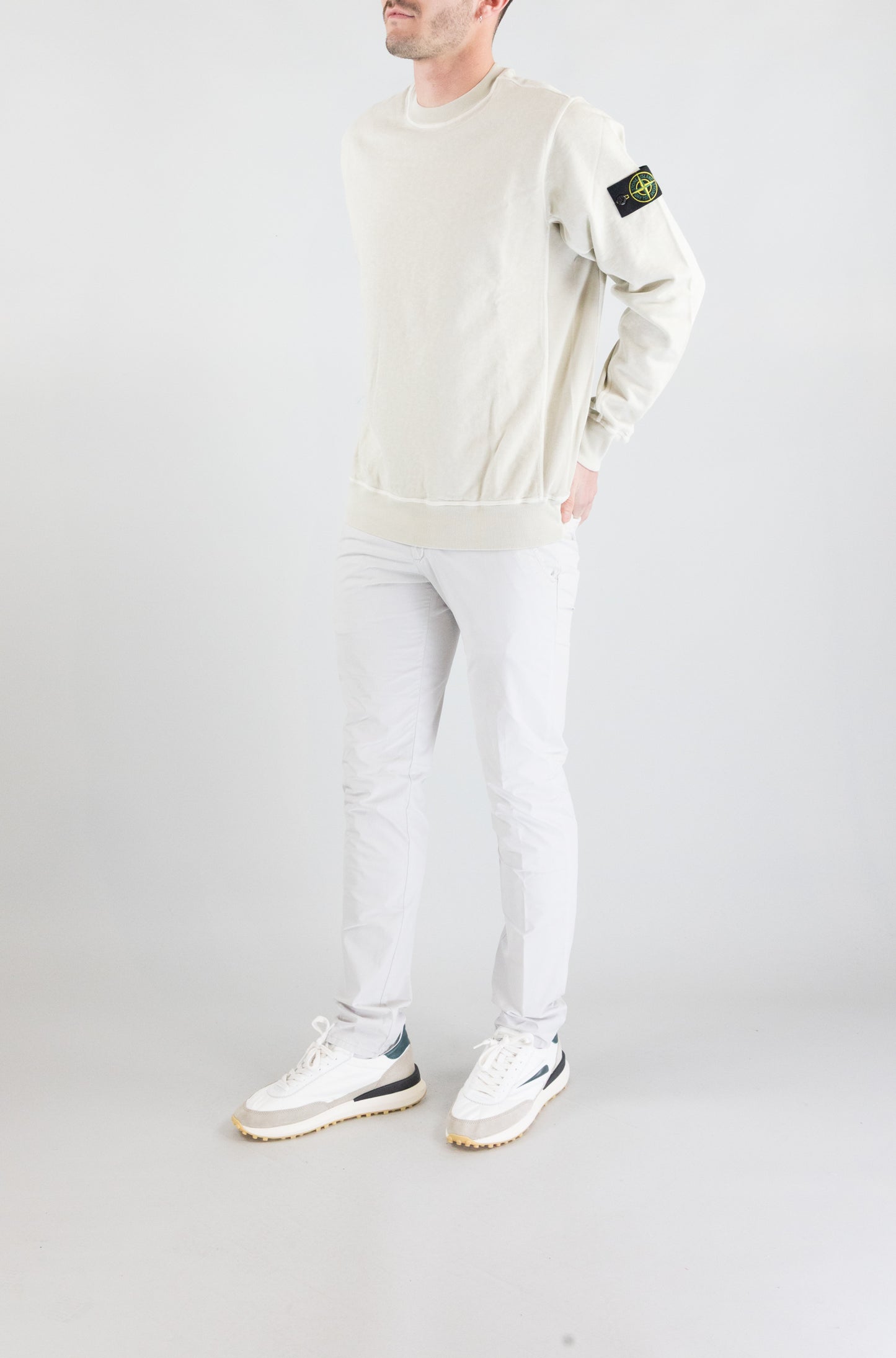 Felpa Stone Island V0195 da Uomo k1s156100020s0060