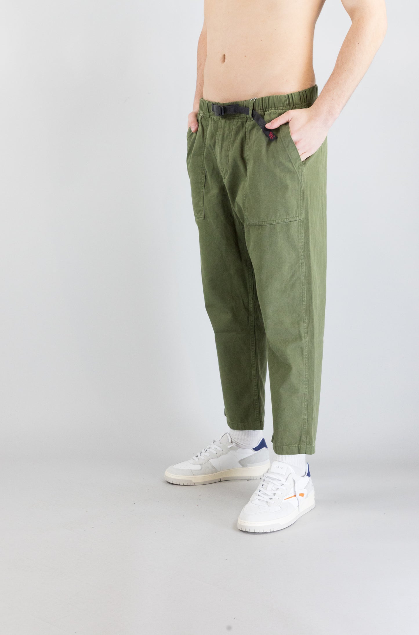 Pantalone Gramicci Olive da Uomo g103 ogt loose tapered pant