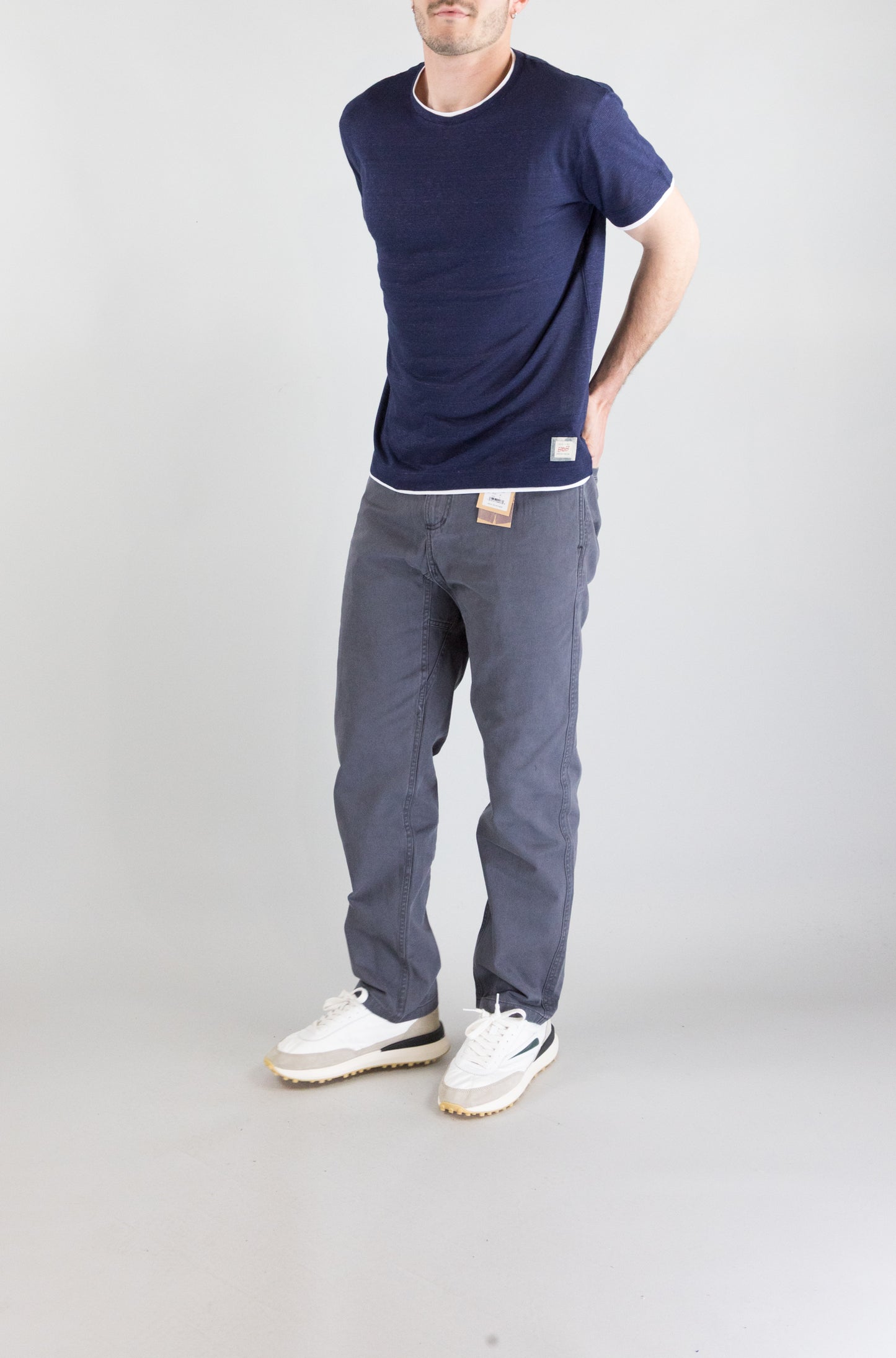 T-Shirt Bob Blu da Uomo p25lin vr03 23