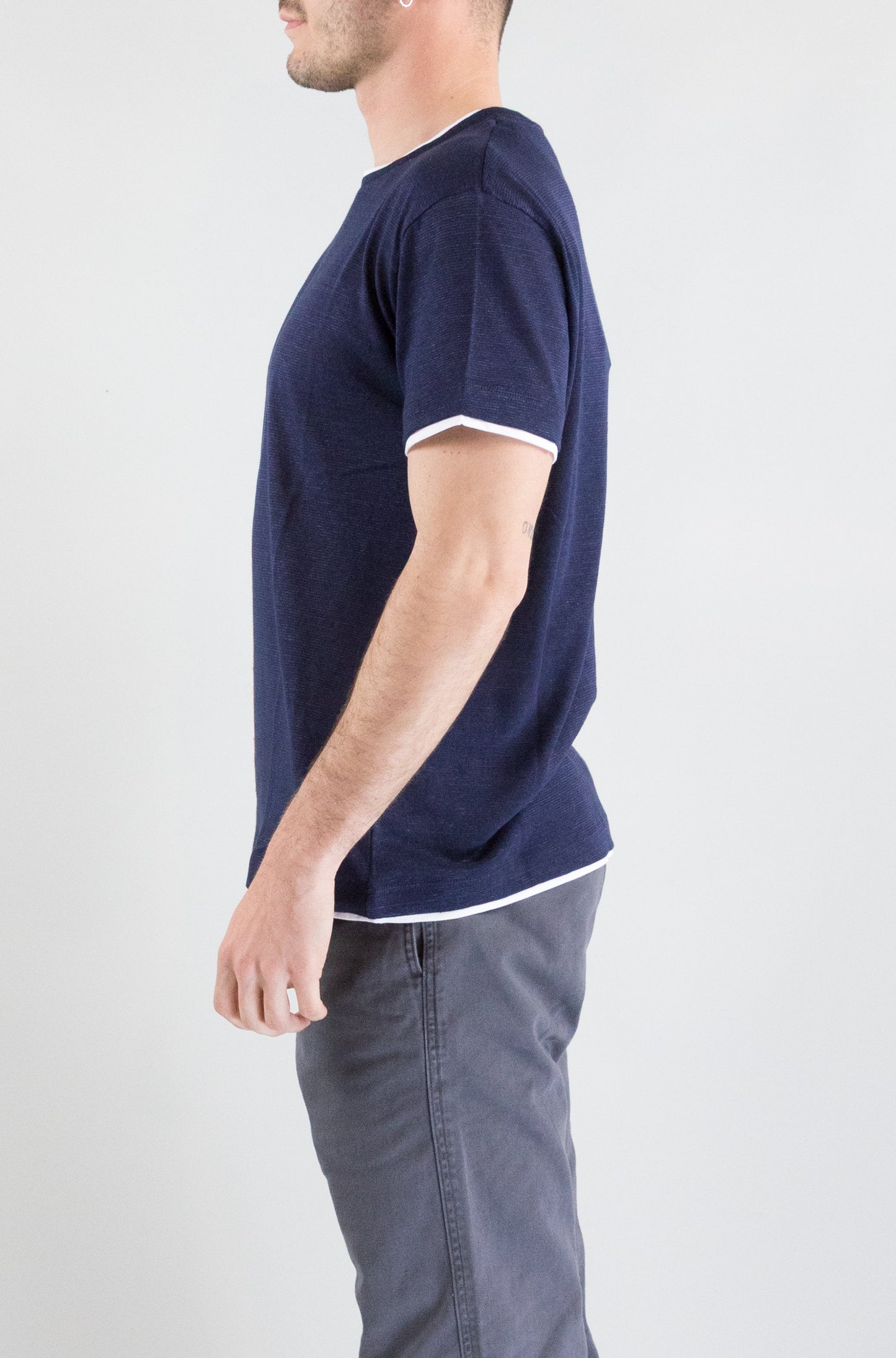 T-Shirt Bob Blu da Uomo p25lin vr03 23