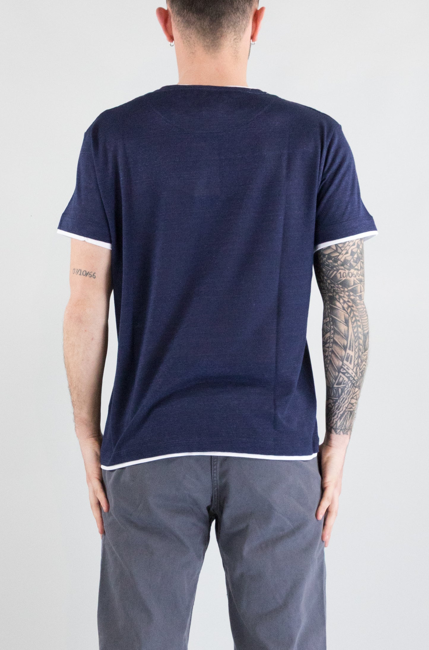 T-Shirt Bob Blu da Uomo p25lin vr03 23
