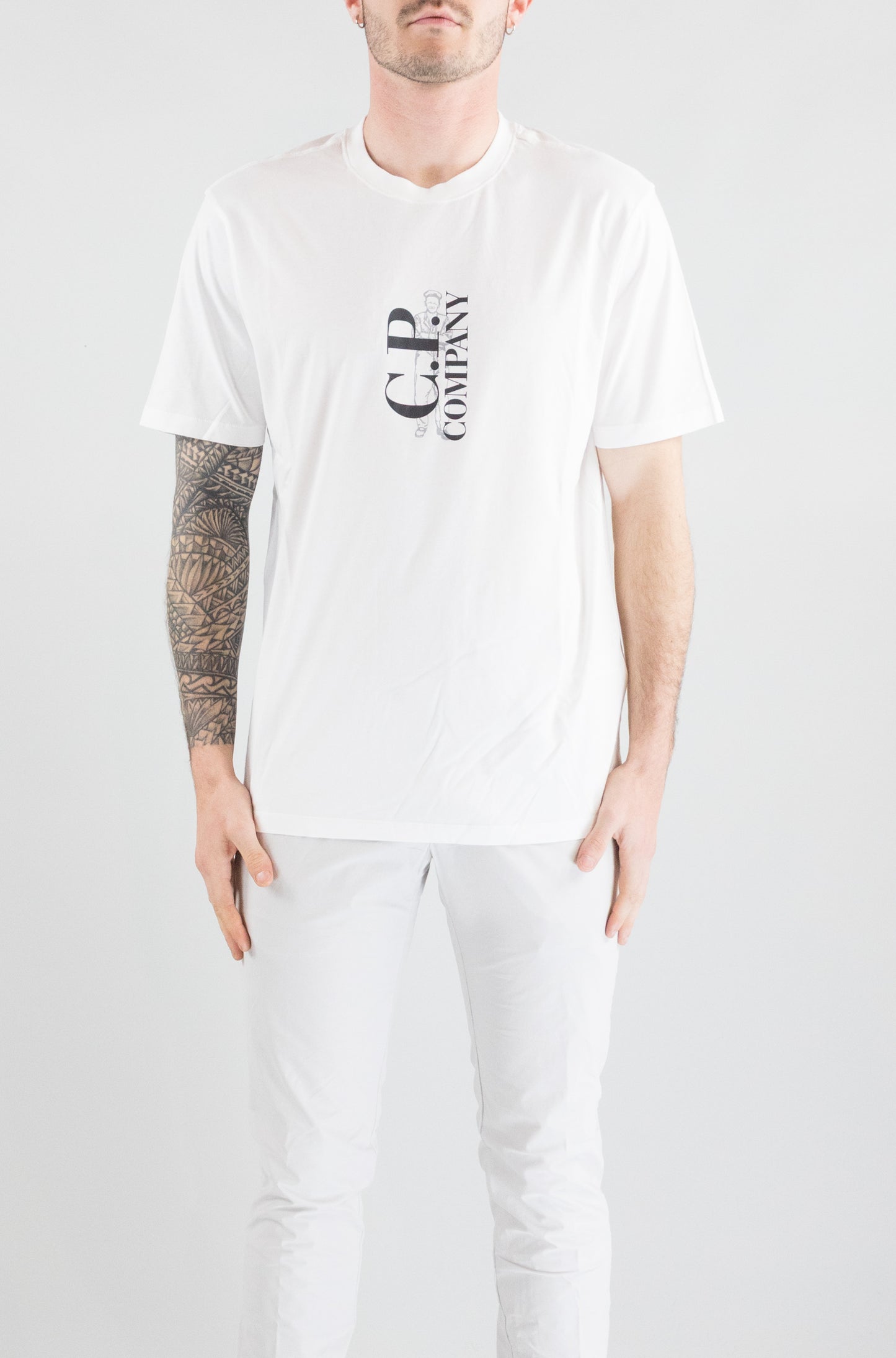 T-Shirt Cp Company 103 da Uomo 18cmts138a005100w