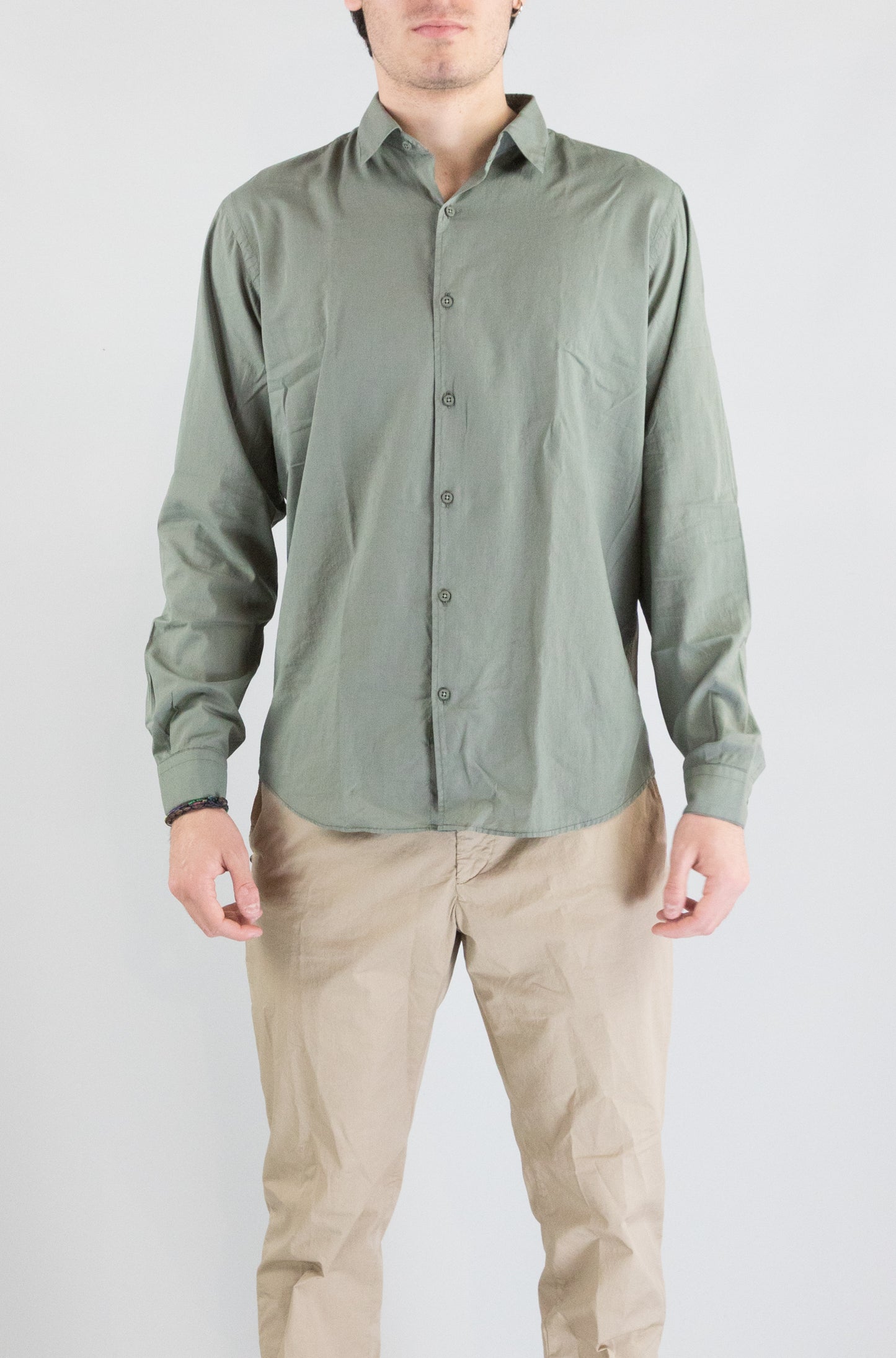 Camicia Costumein Verde da Uomo domenico