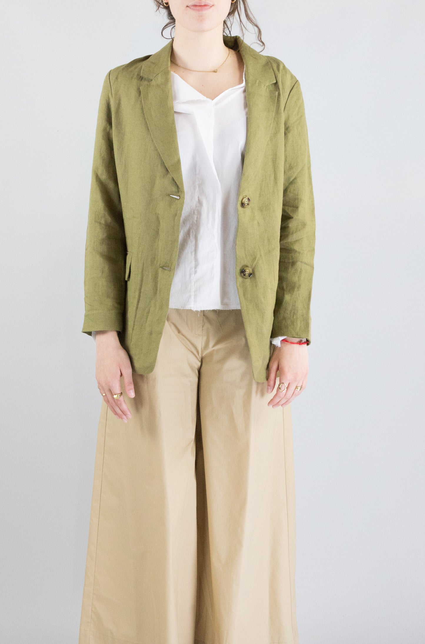 Gilet Des Petits Hauts Olive da Donna rob