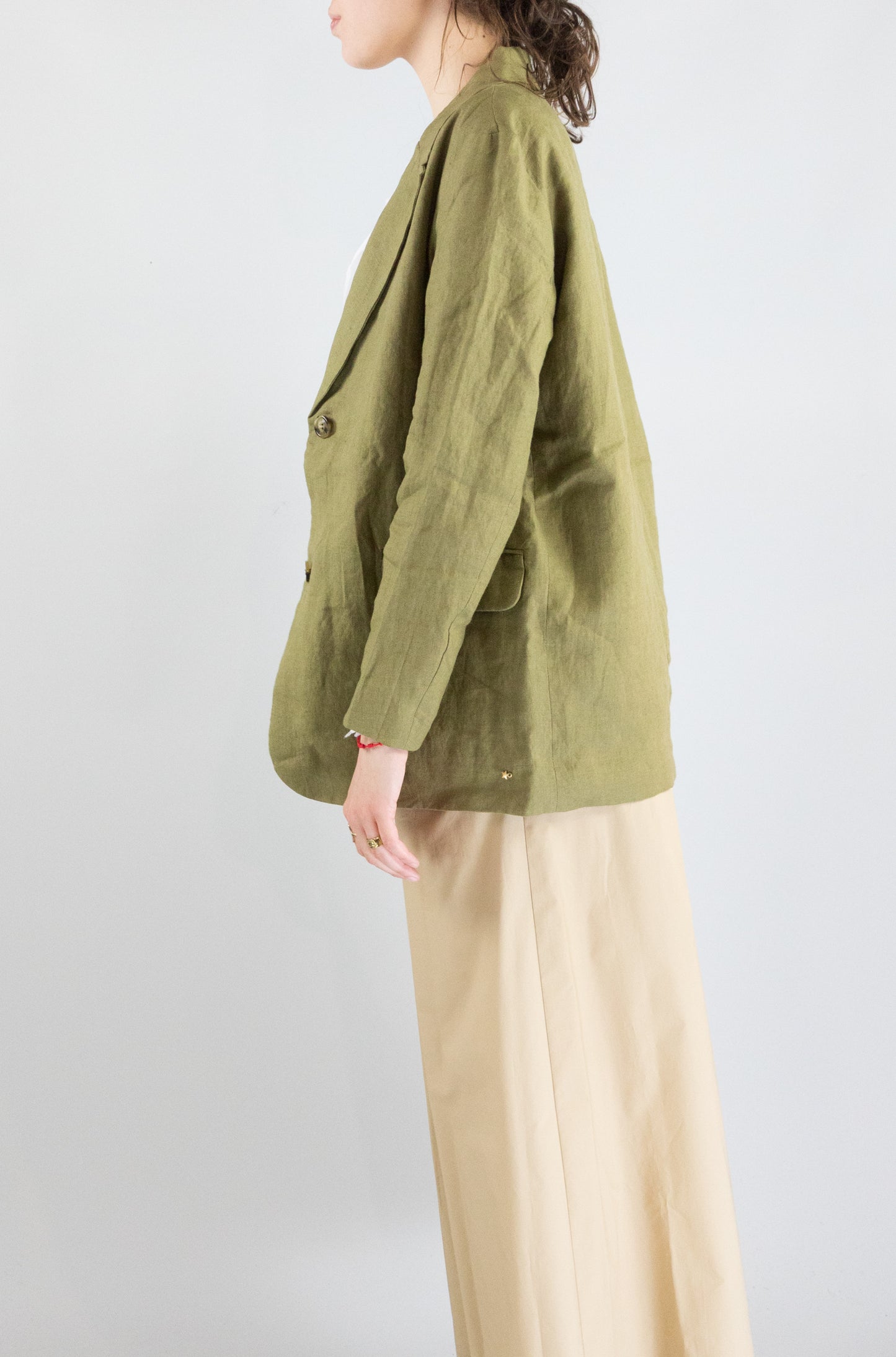 Gilet Des Petits Hauts Olive da Donna rob