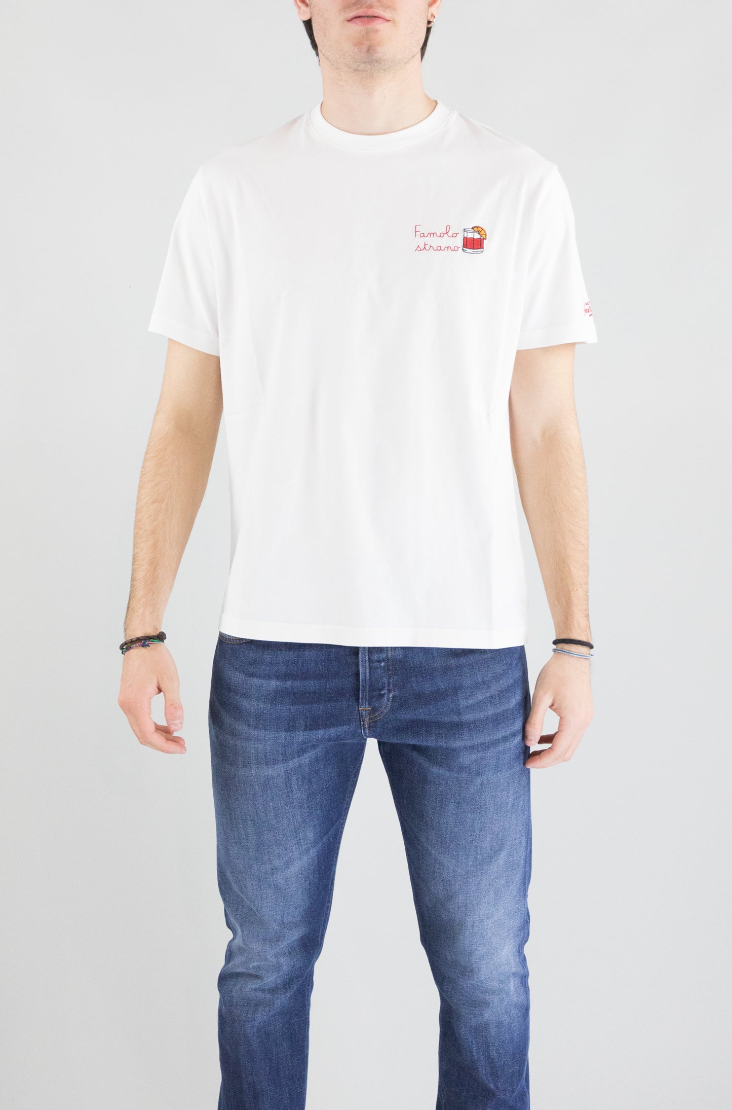 T-Shirt Mc2 Saint Barth Famolo Strano da Uomo portofino