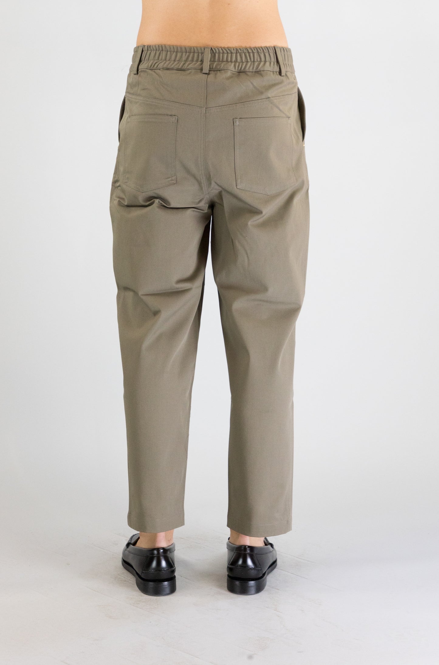 Pantalone Drole De Monsieur Taupe da Uomo cropped twill bp155 co214