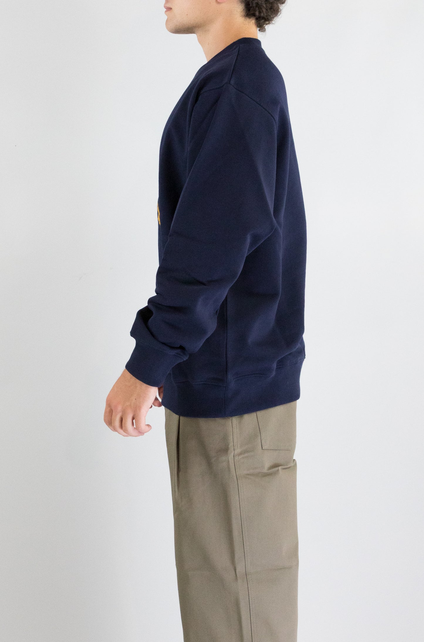Felpa Drole De Monsieur Navy da Uomo clef sw173 co127